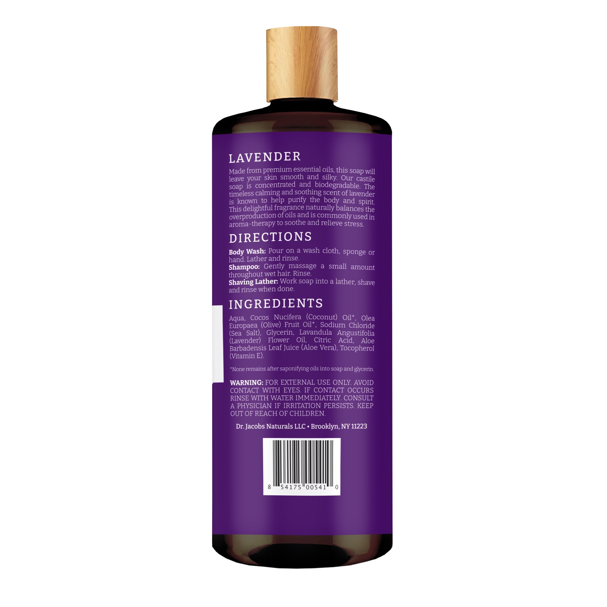 Lavender Castile Body Wash (All American)