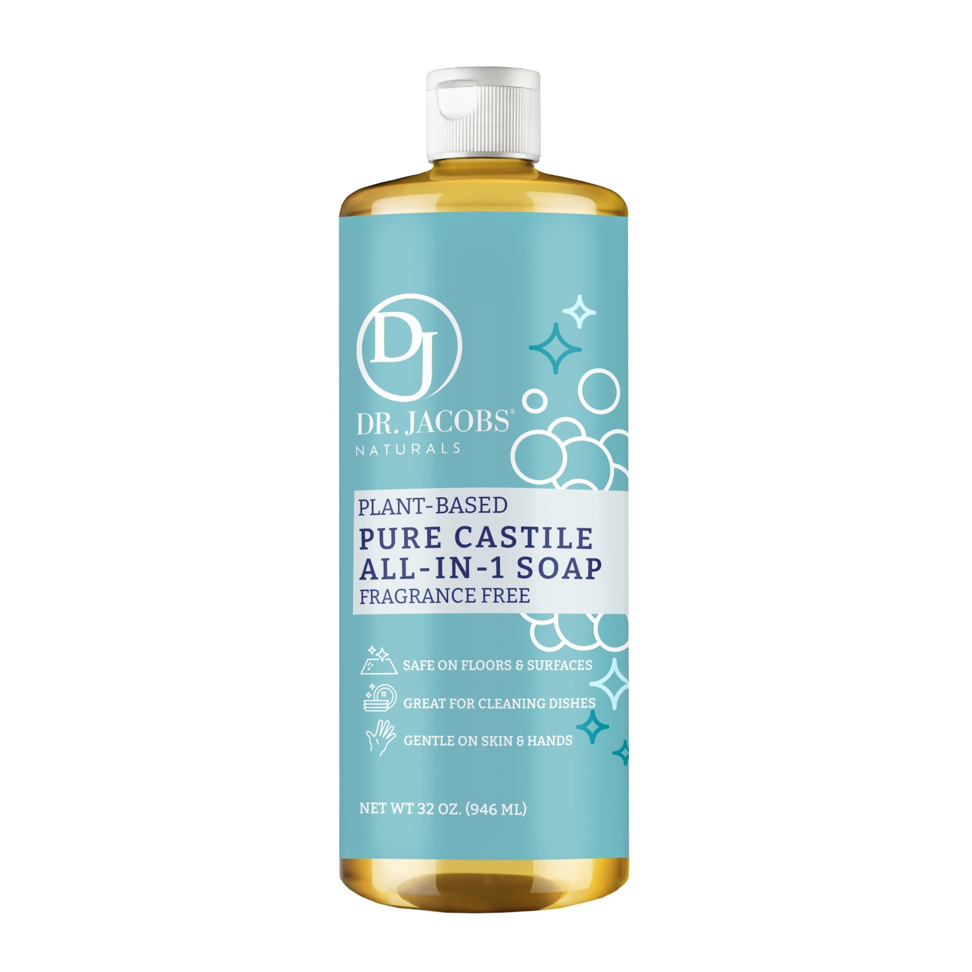 Dr. Jacobs Naturals Unscented All-in-One Castile Soap