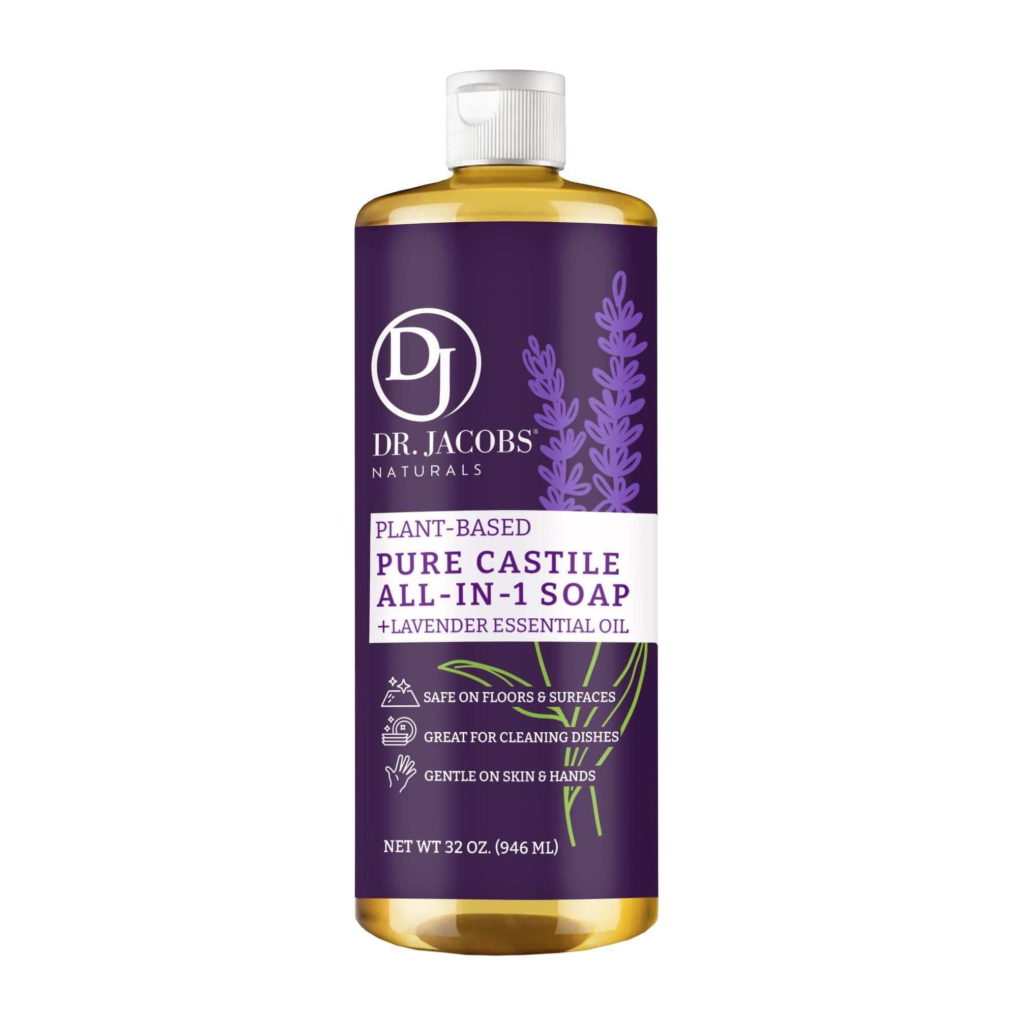 Dr. Jacobs Naturals Lavender All-in-One Castile Soap