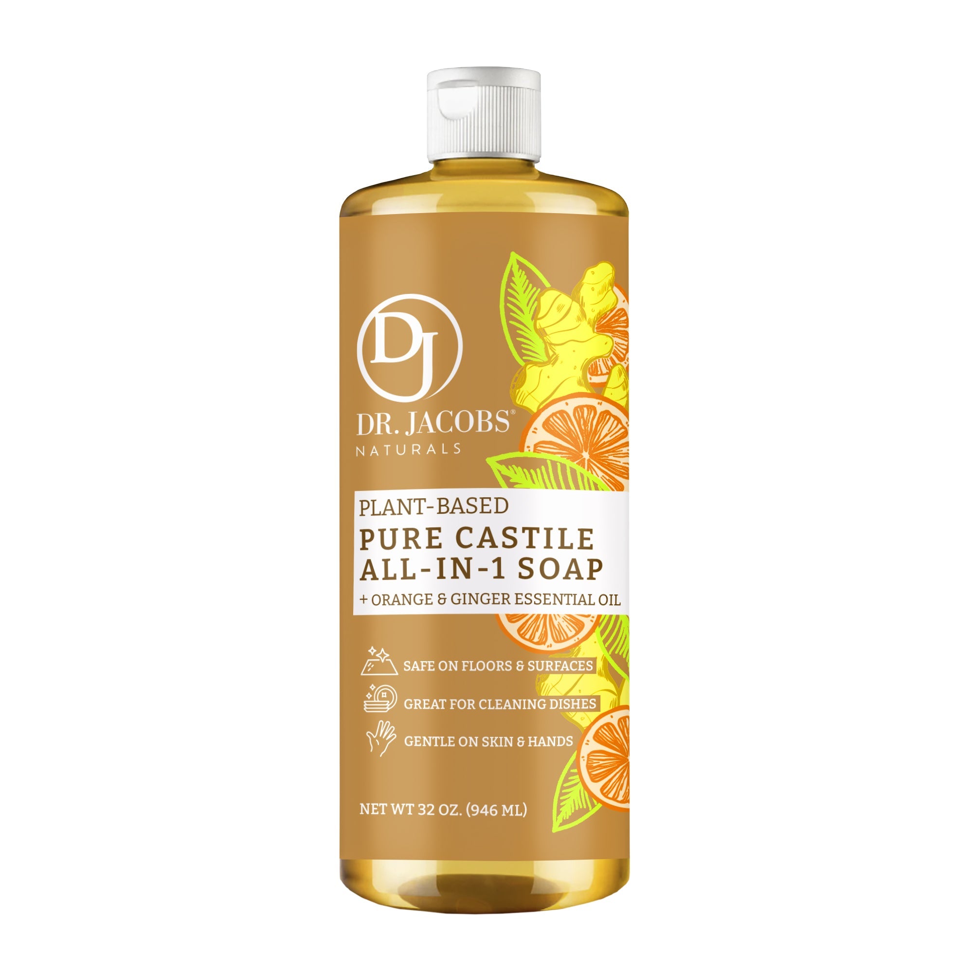 Orange & Ginger All-in-One Castile Soap