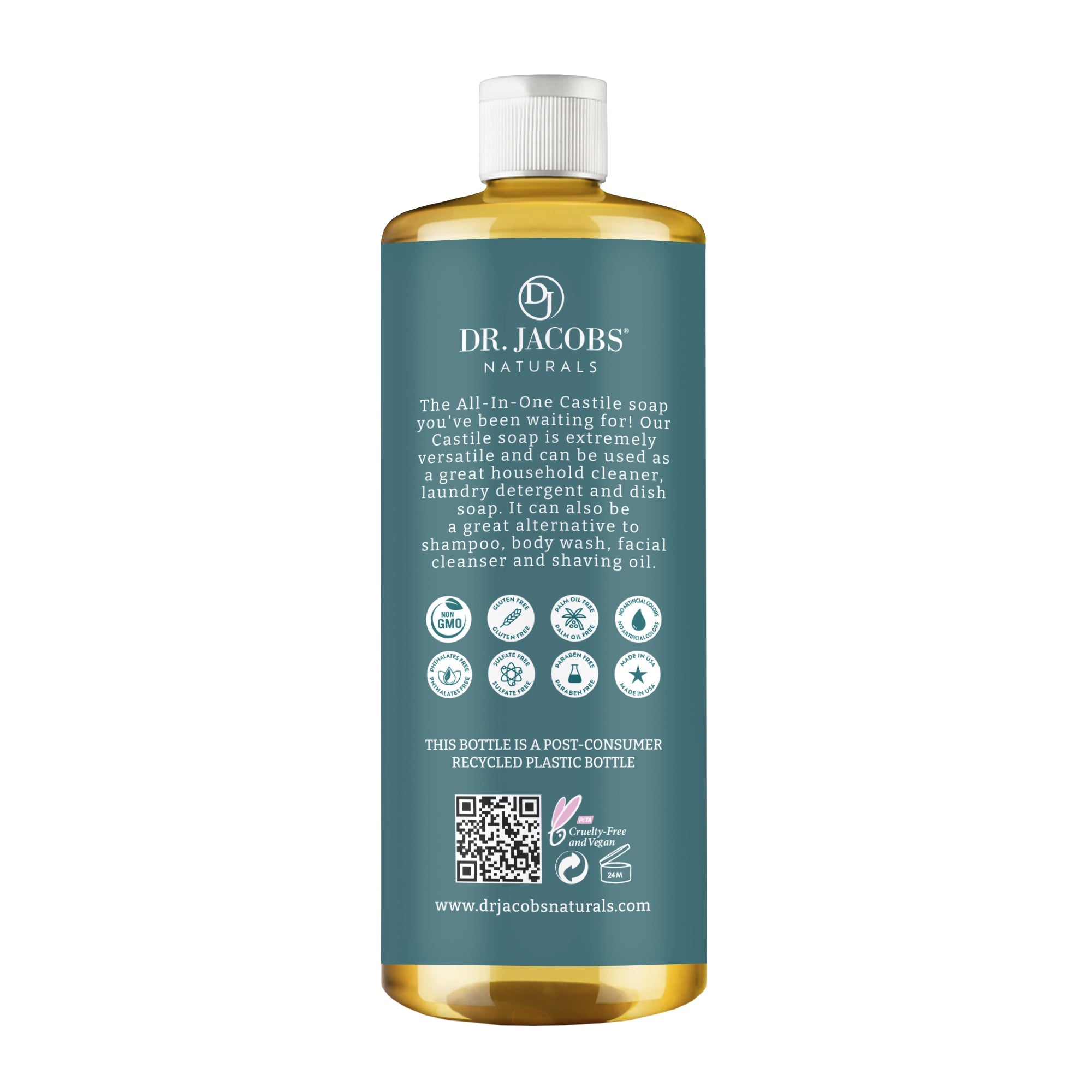 Dr. Jacobs Naturals Peppermint All-in-One Castile Soap
