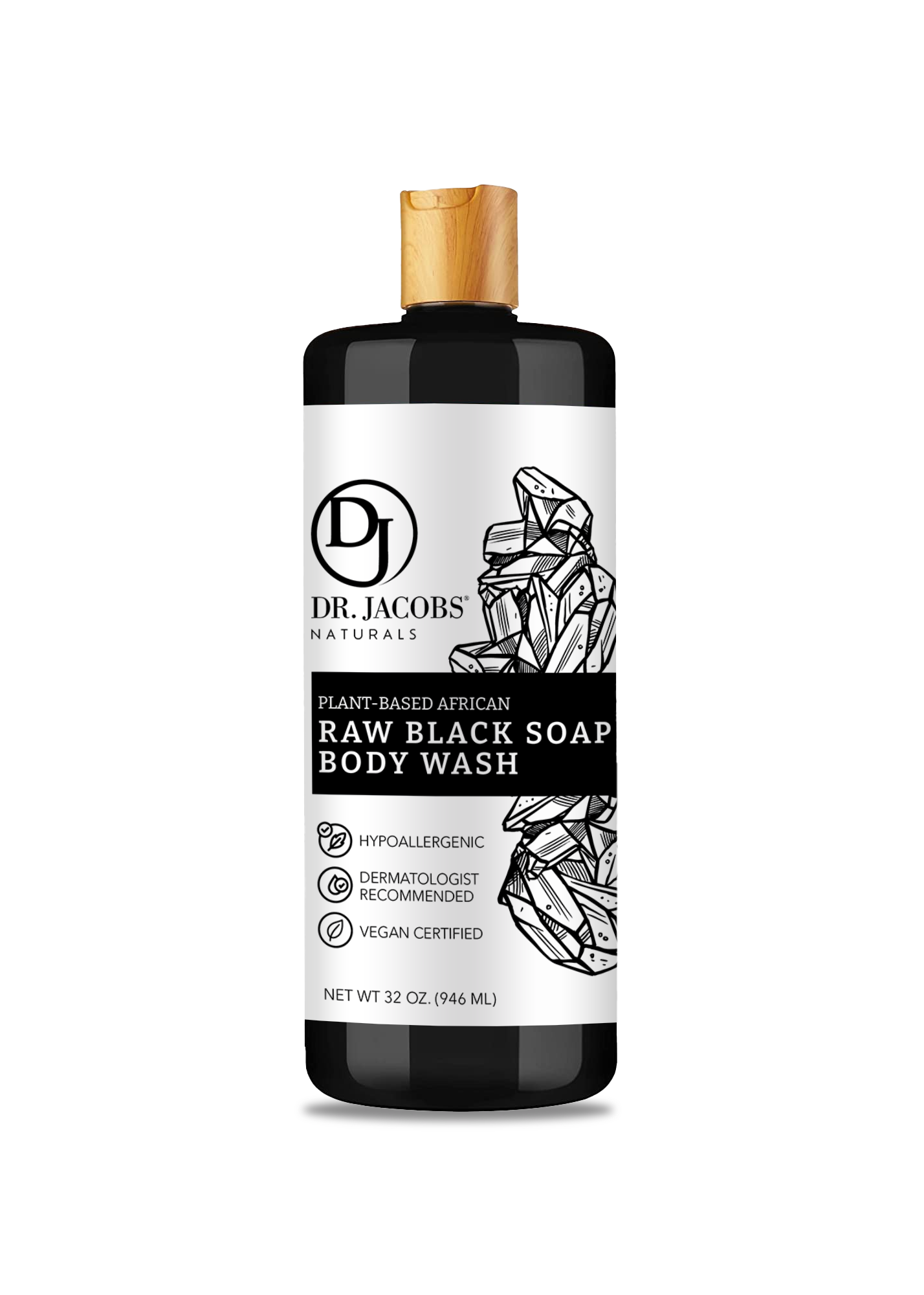 Dr. Jacobs Naturals Raw Black Soap