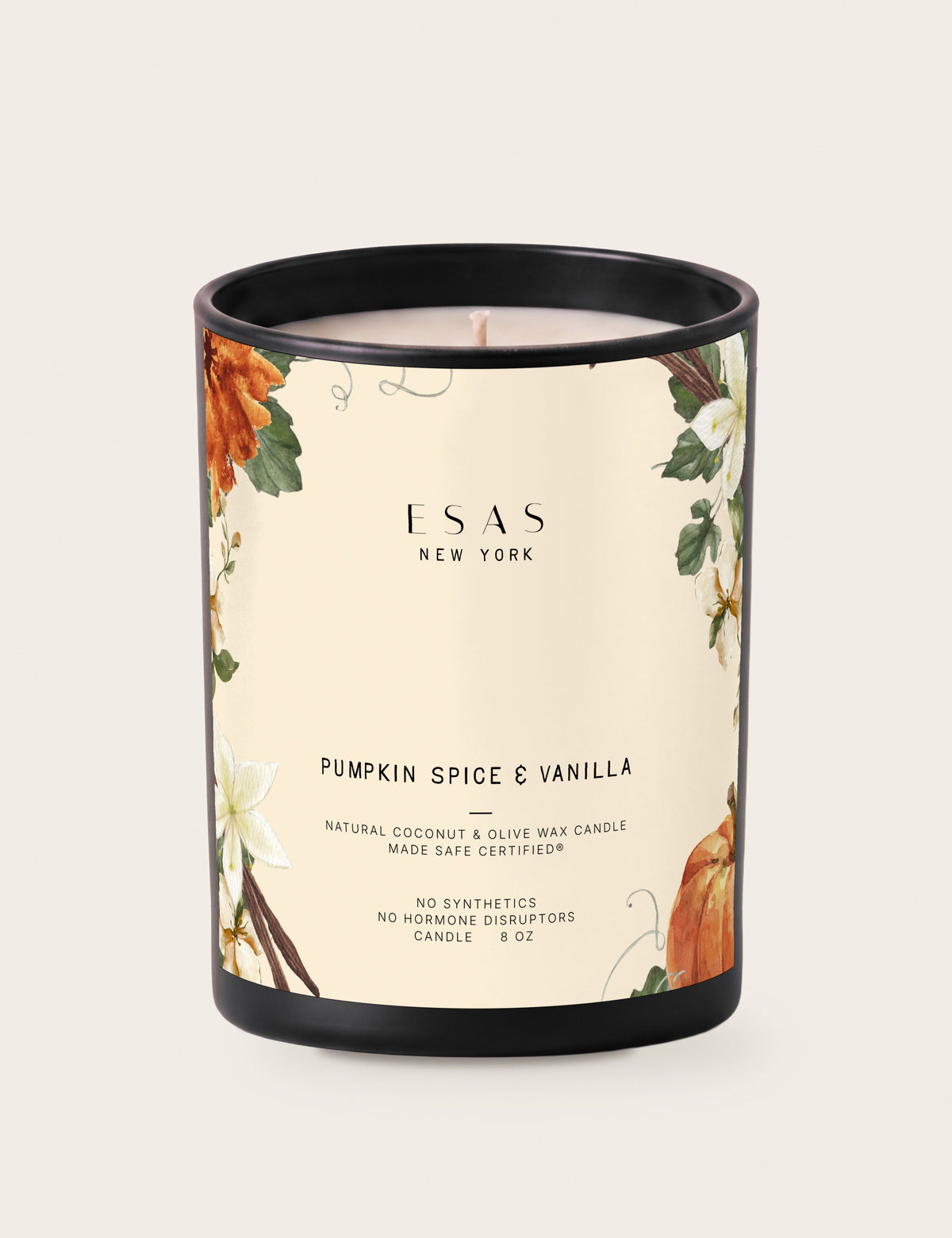 Pumpkin Spice & Vanilla Candle