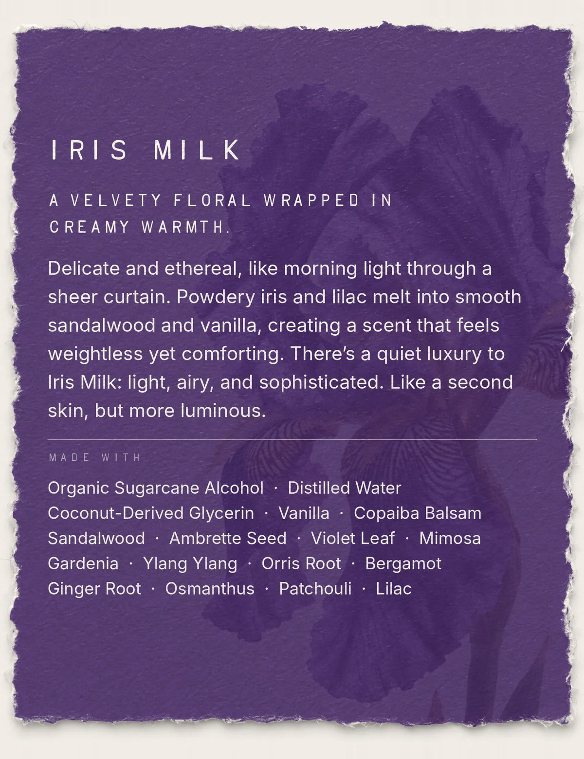 Iris Milk Fragrance
