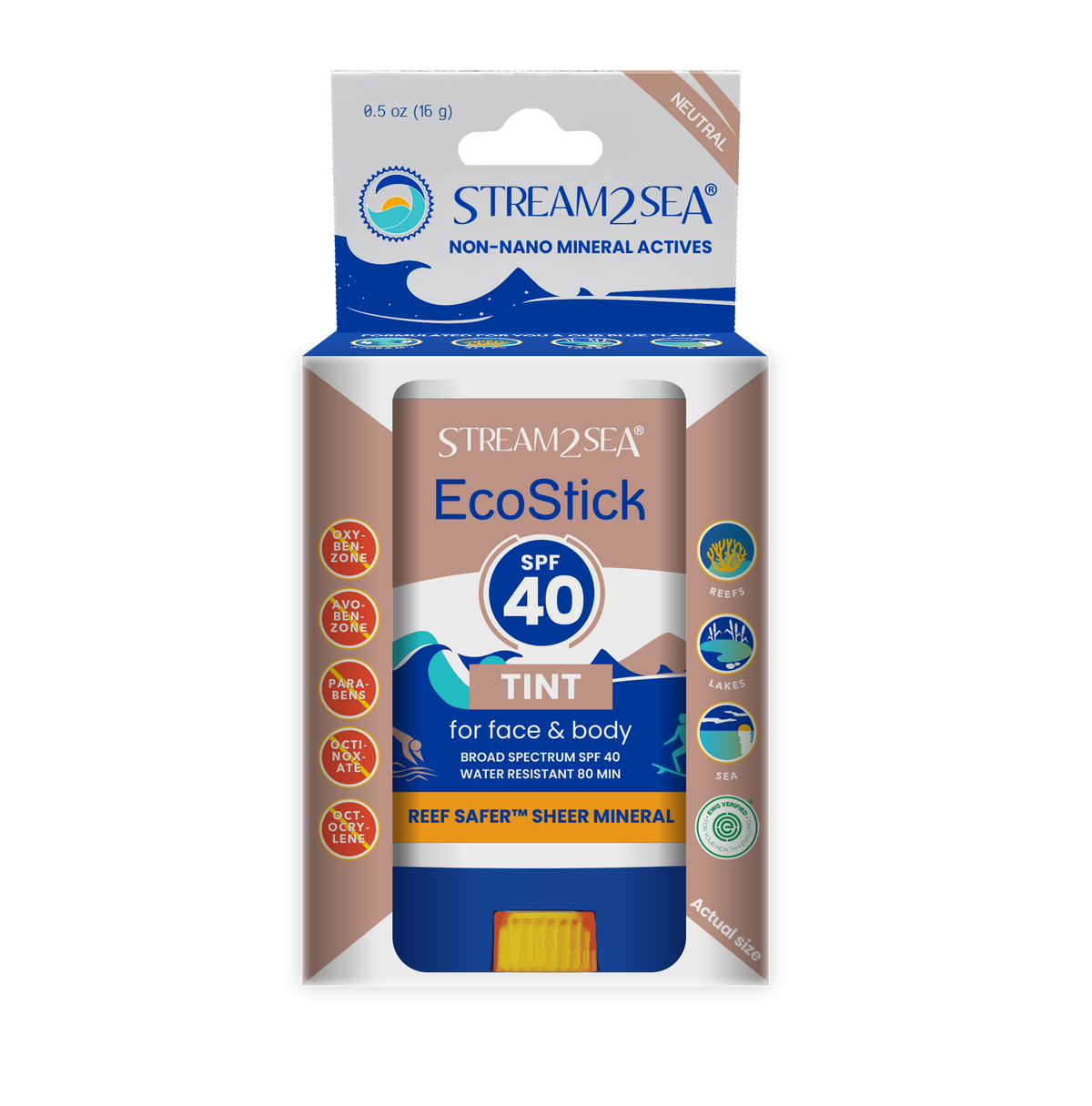 EcoStick Tinted Zinc Sunscreen
