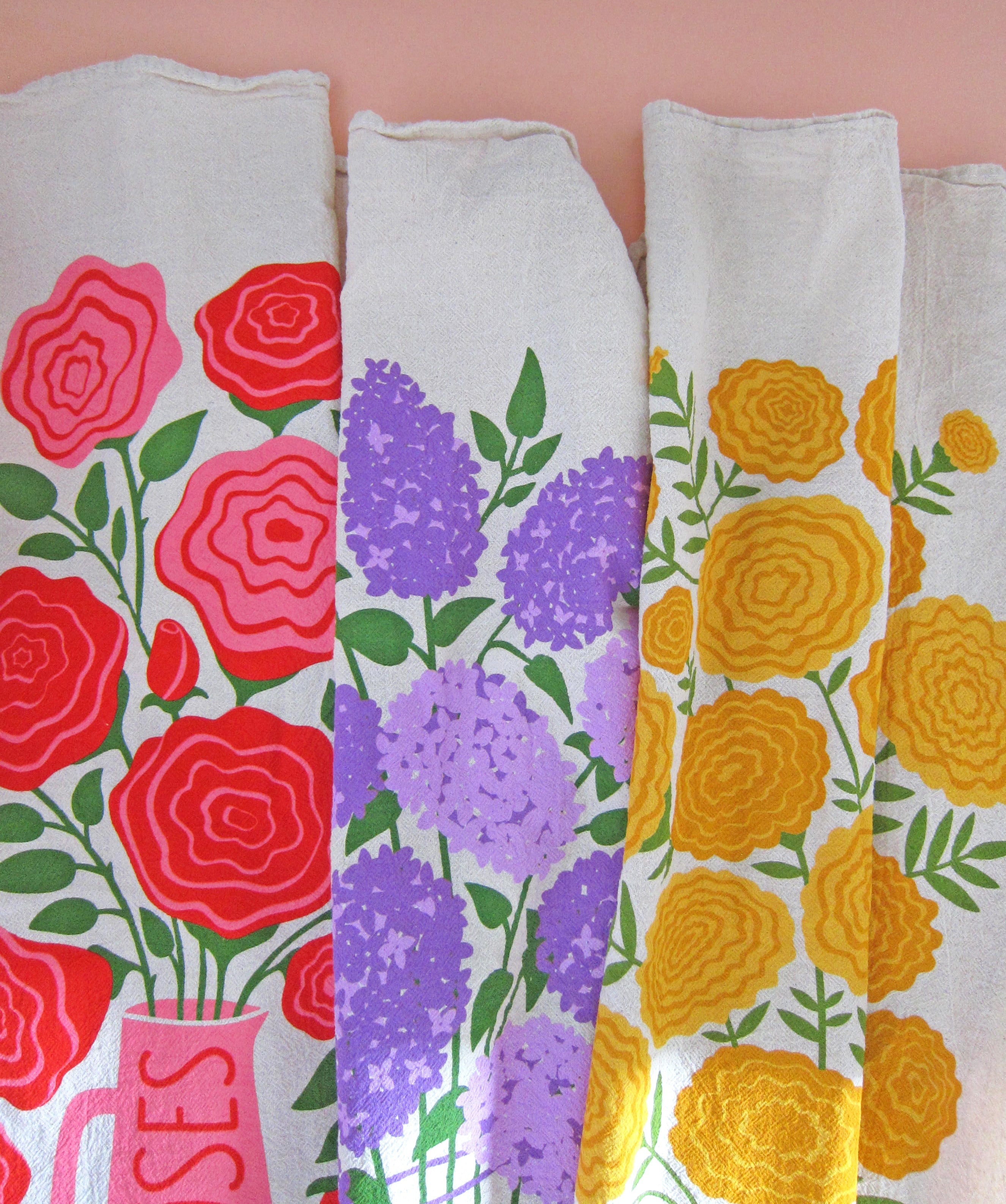 The Neighborgoods Marigolds Dish Towel