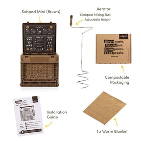 Subpod Mini Essentials Bundle- In-Garden Compost System