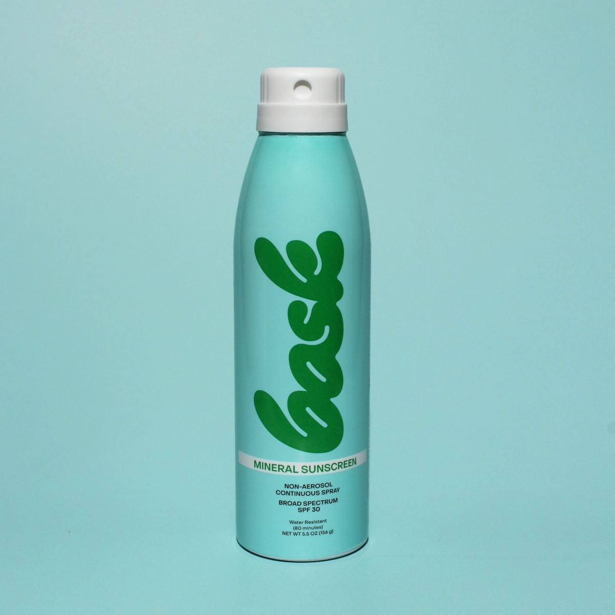 Bask Suncare SPF 30 Mineral Fragrance-Free Non-Aerosol Spray