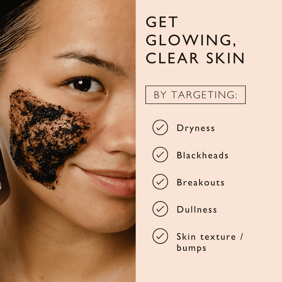 Natural Face Scrub – Citrus Blend for Dry Skin