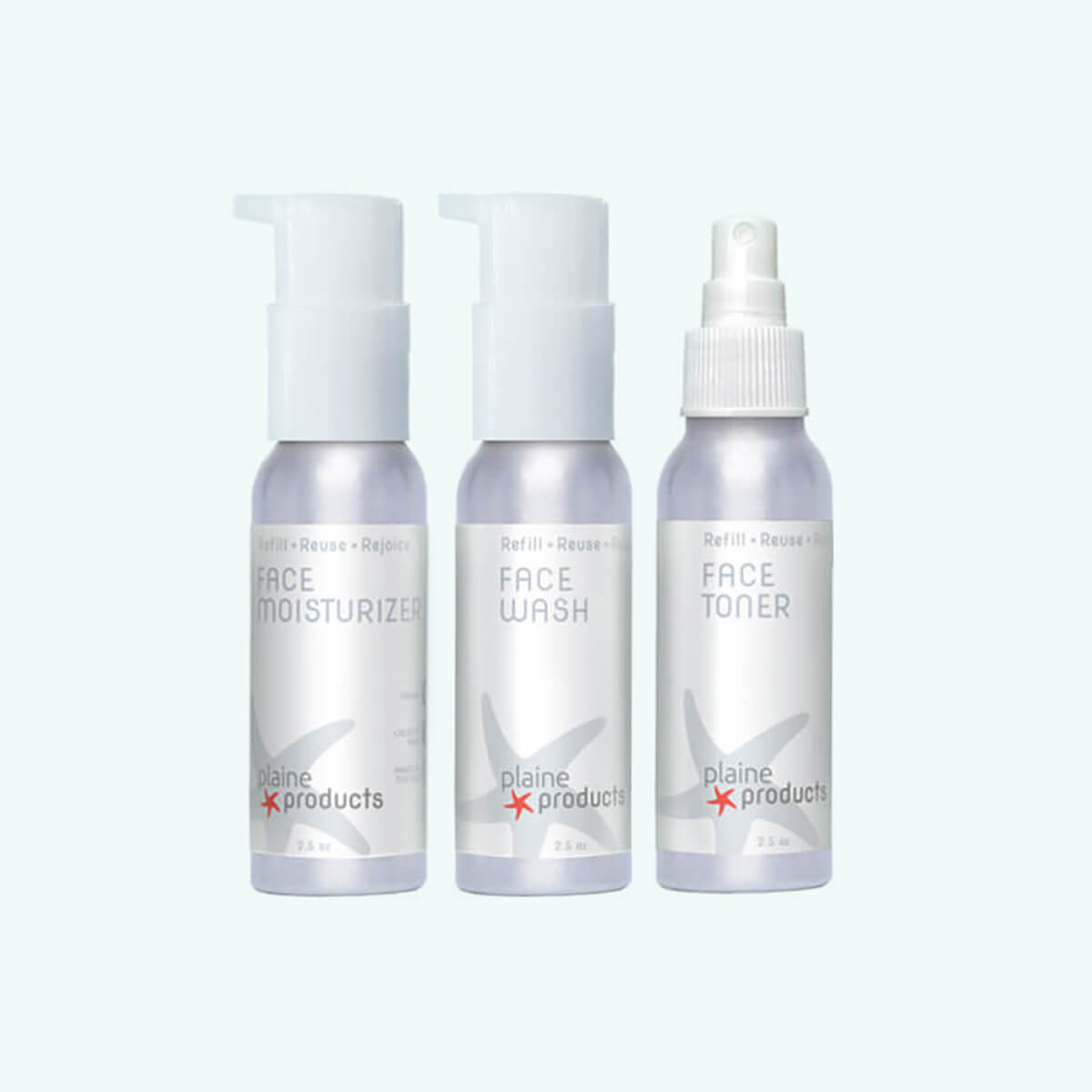 Refillable Facial Care Trio