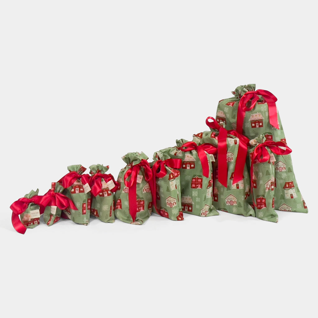 Folk Julandsby (Reusable Gift Bag Set)
