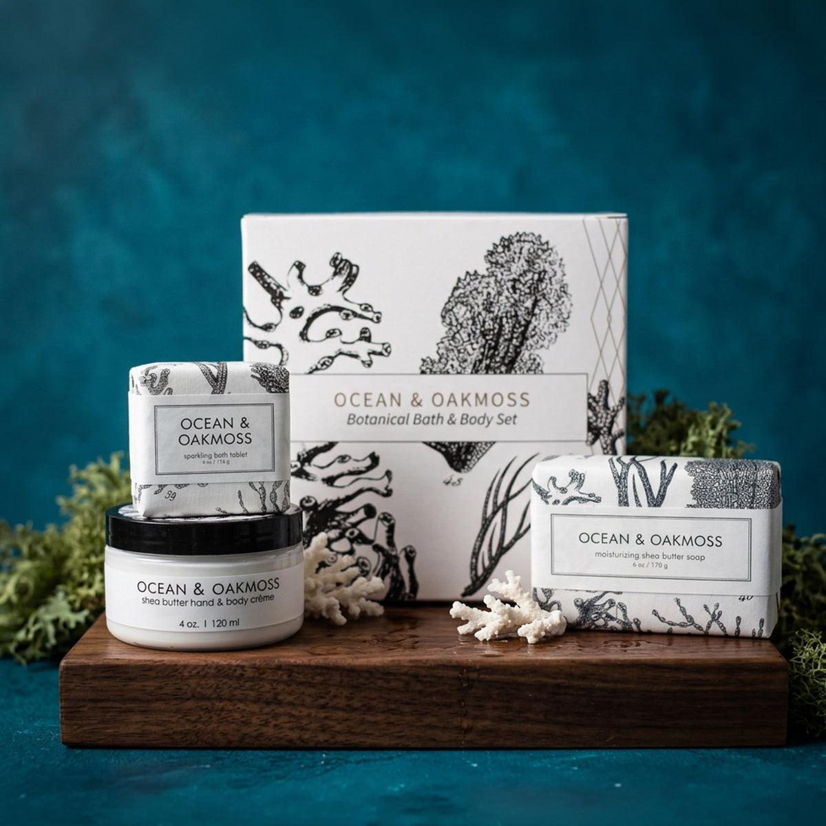 Ocean & Oakmoss - Complete Fragrance Gift Set