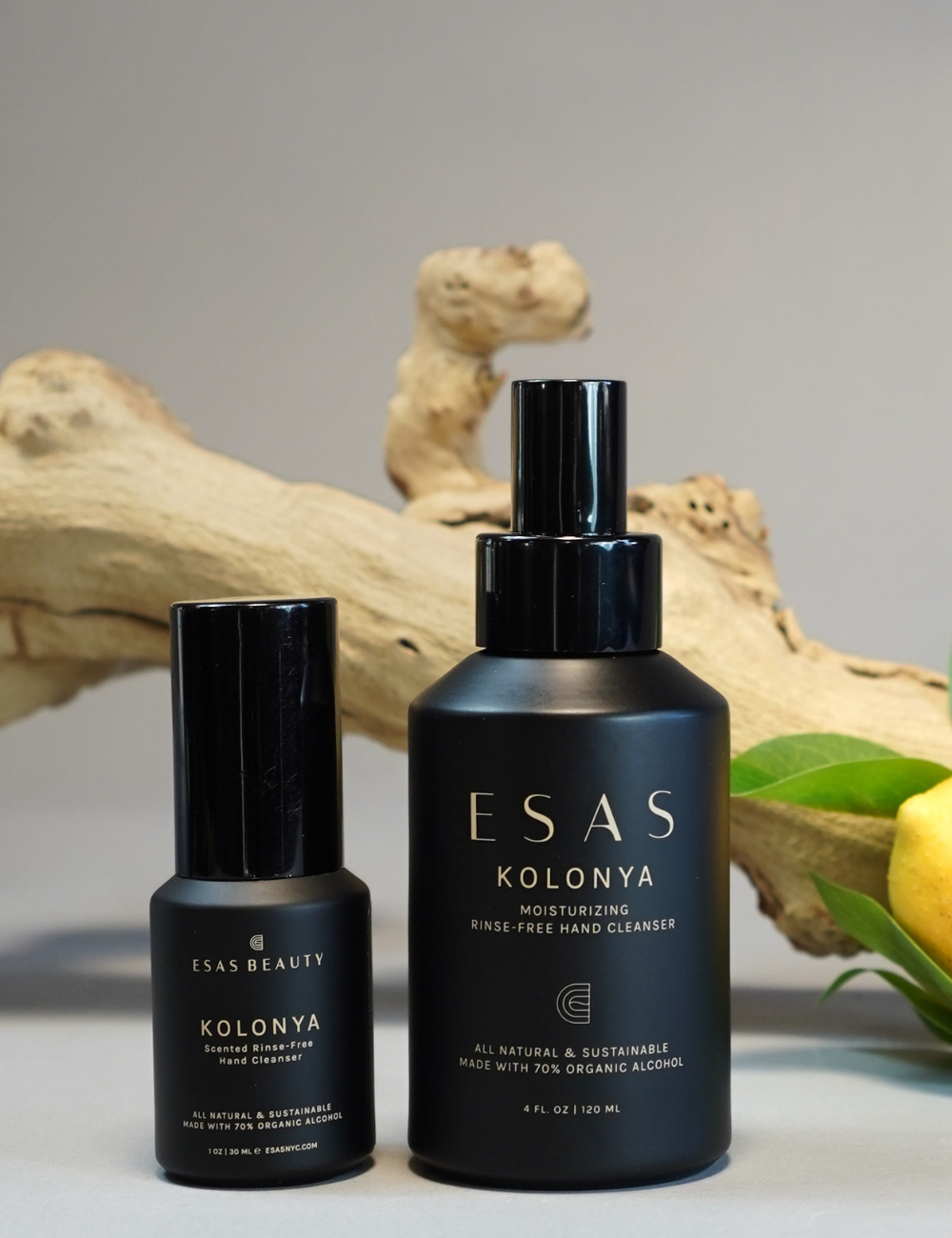 Sandalwood & Citrus Kolonya Hand Cleanser Duo