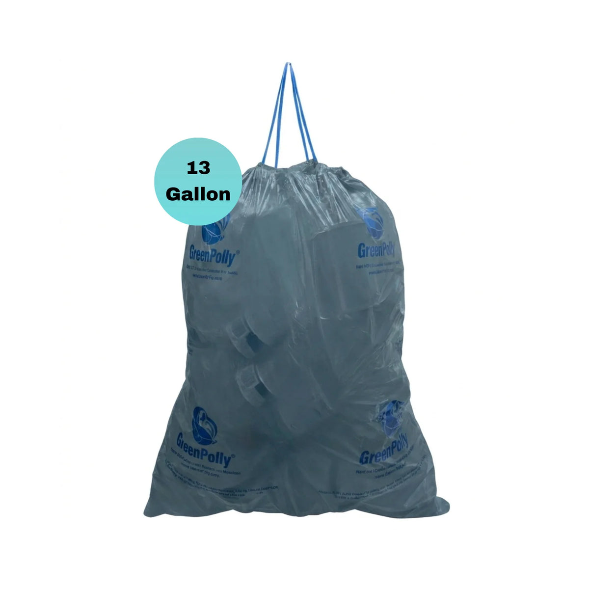 13 Gallon Kitchen Trash Bags - 20ct