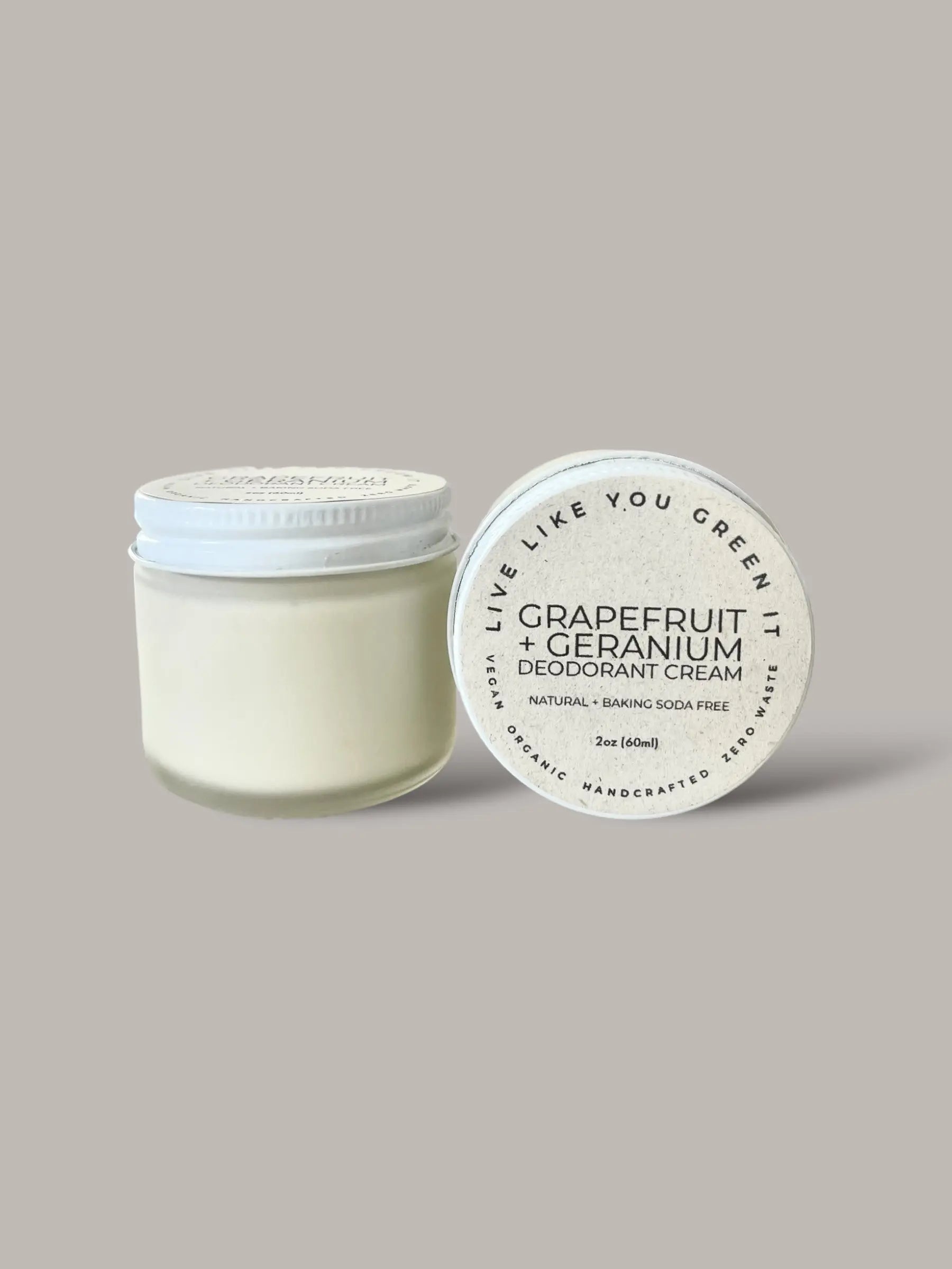 Natural Deodorant Cream - Vegan Deodorant, Baking Soda Free, Organic