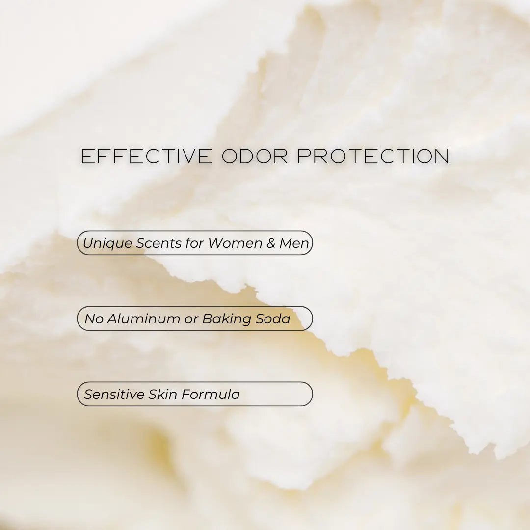 Natural Deodorant Cream - Vegan Deodorant, Baking Soda Free, Organic