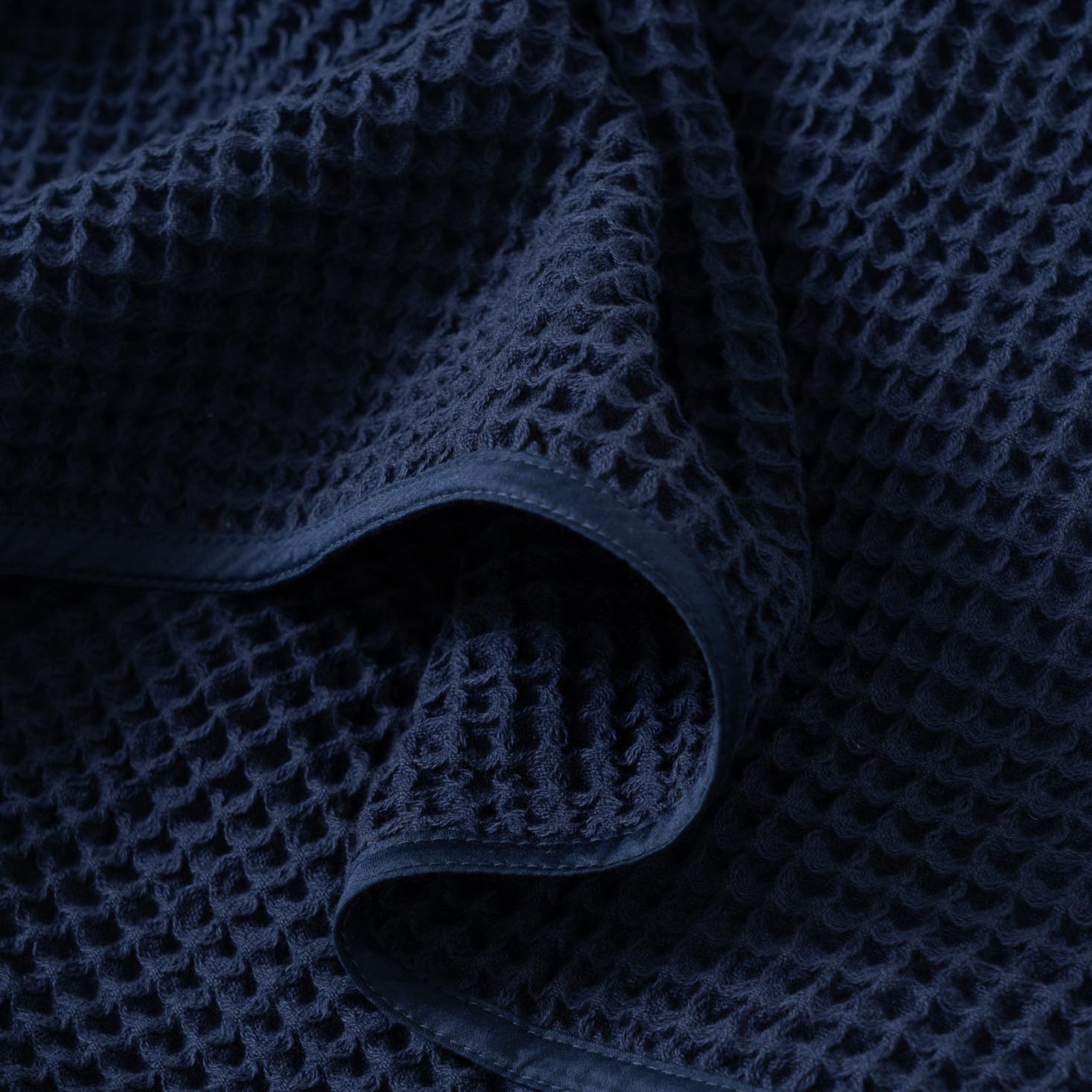 Organic Cotton Waffle Knit Throw Blanket