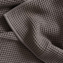 Organic Cotton Waffle Knit Throw Blanket