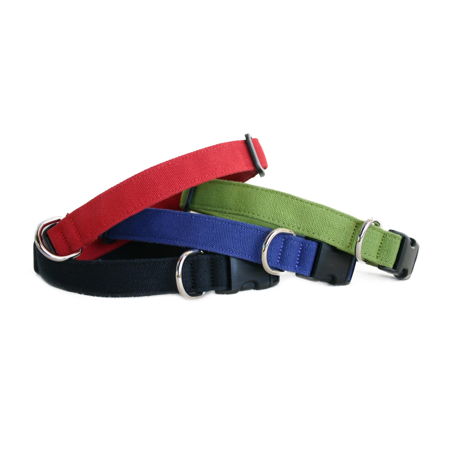 Basic Hemp Canvas Collars (Available in 4 colors)