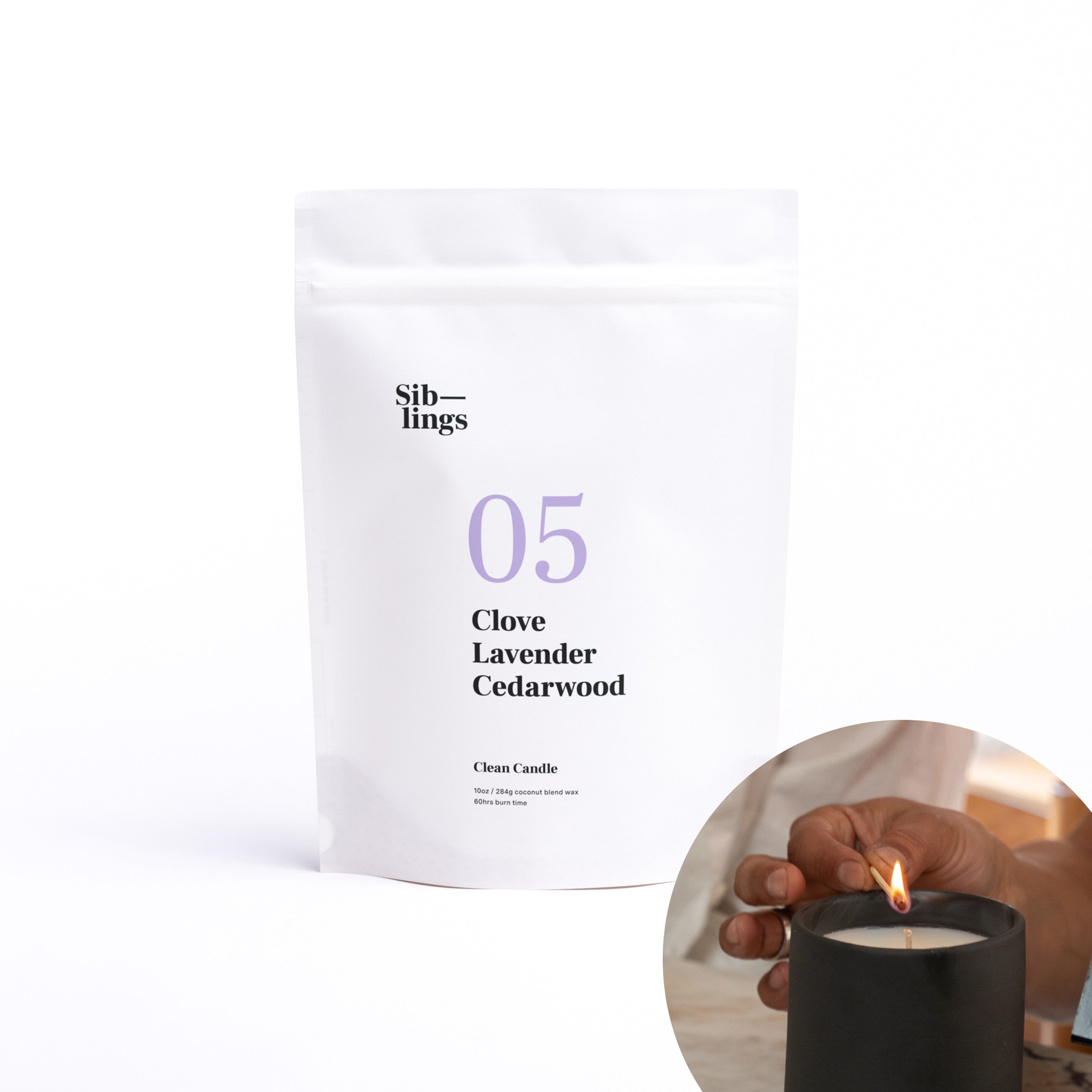 No. 05 Candle Refill — Clove, Lavender, Cedarwood