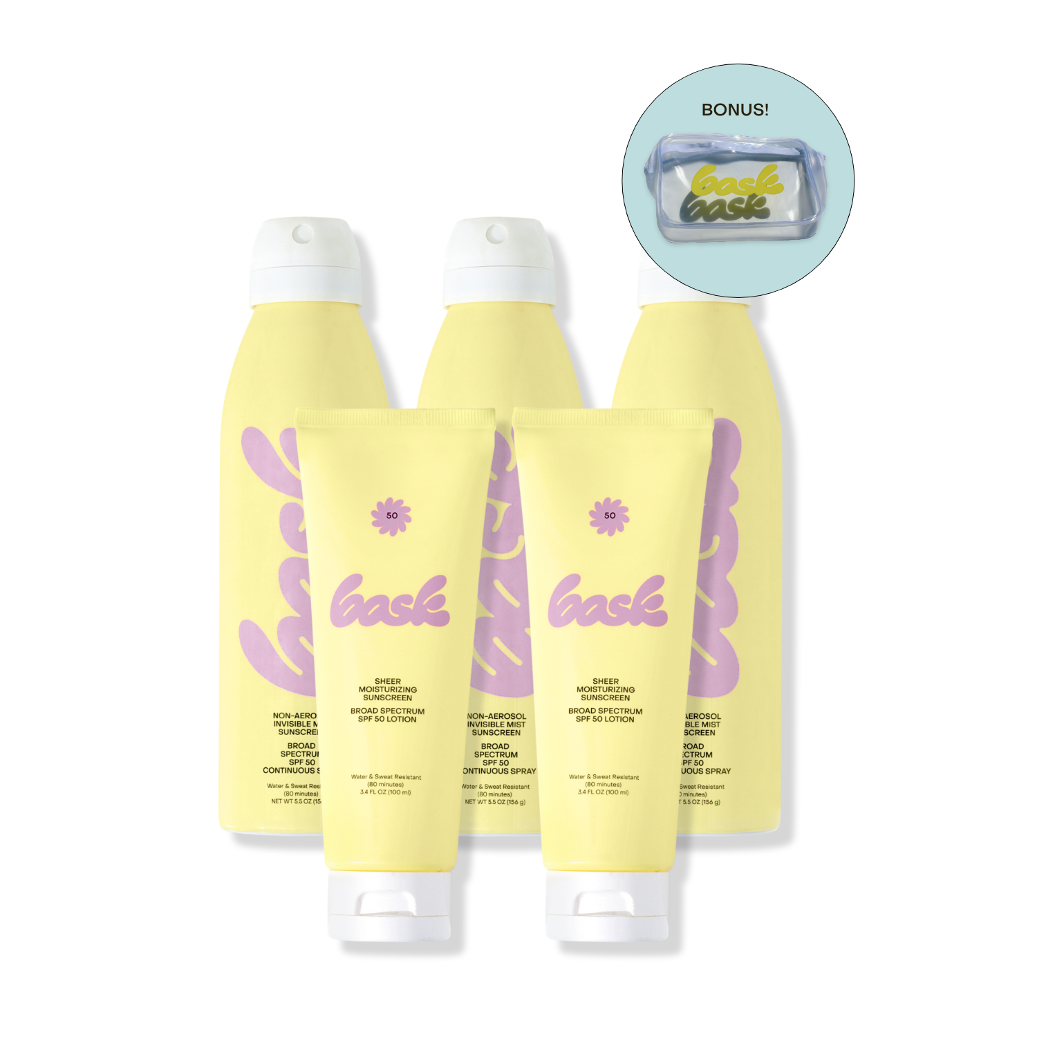 Bask Suncare The Paradise Pack - Ultimate Sun Care Bundle