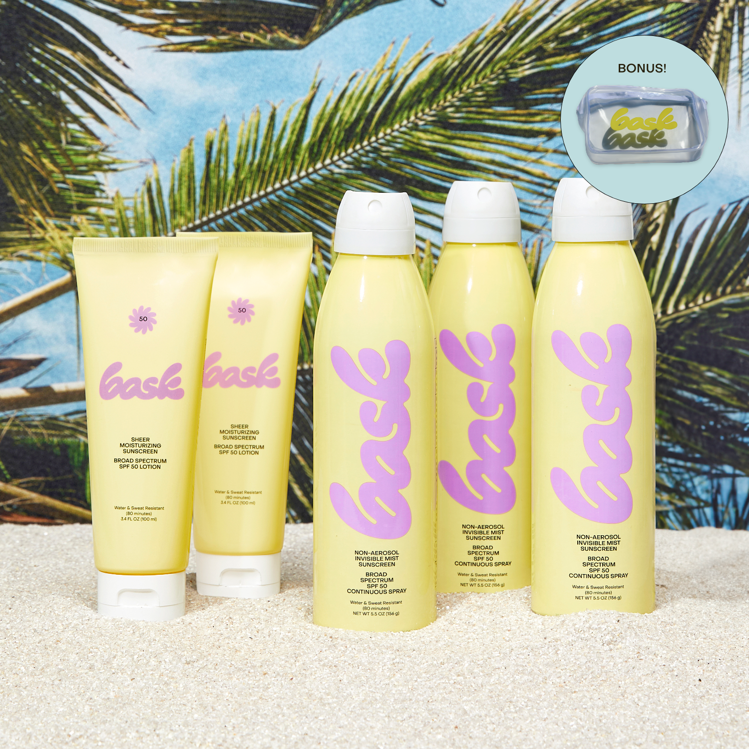 Bask Suncare The Paradise Pack - Ultimate Sun Care Bundle