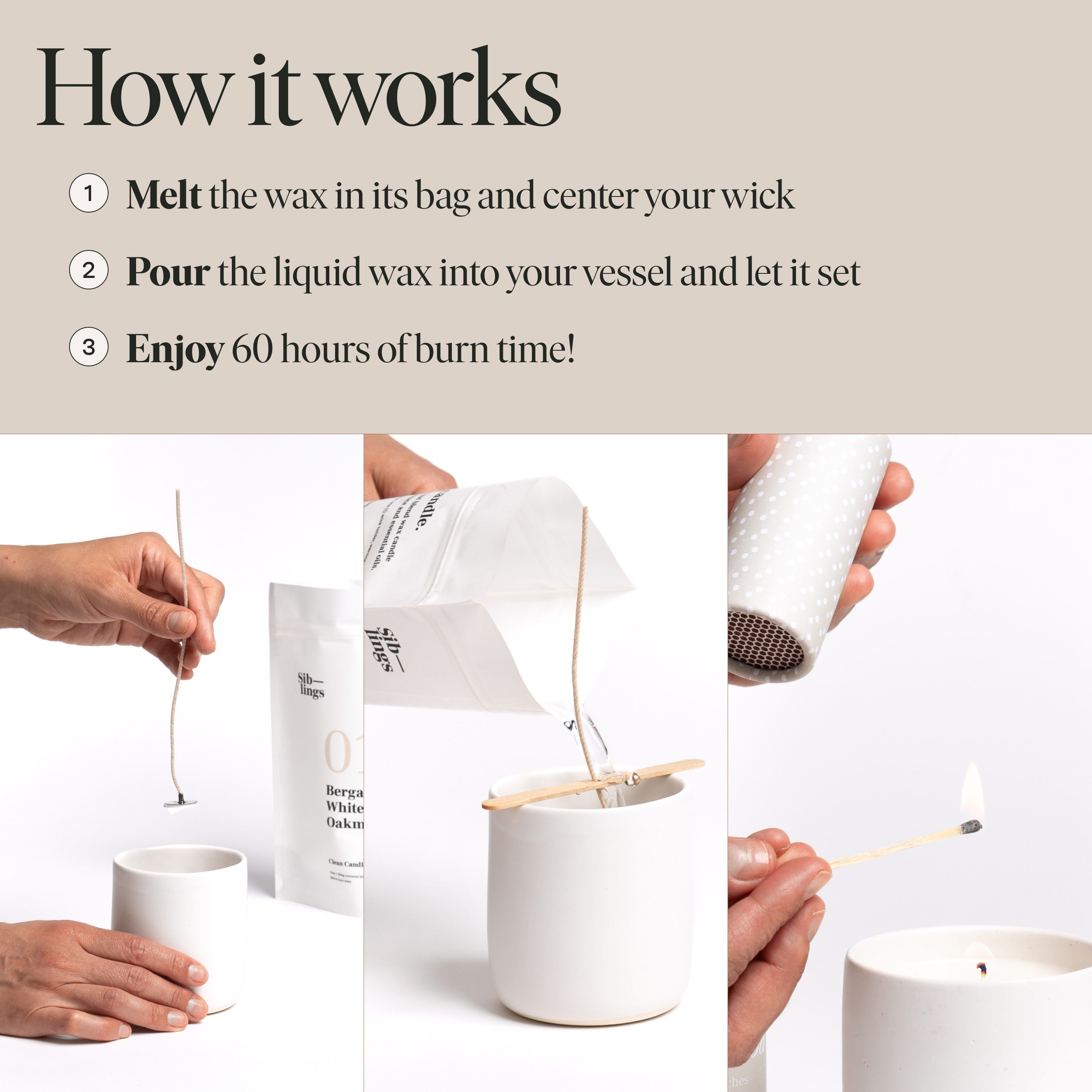 Spa Candle Refill Pack