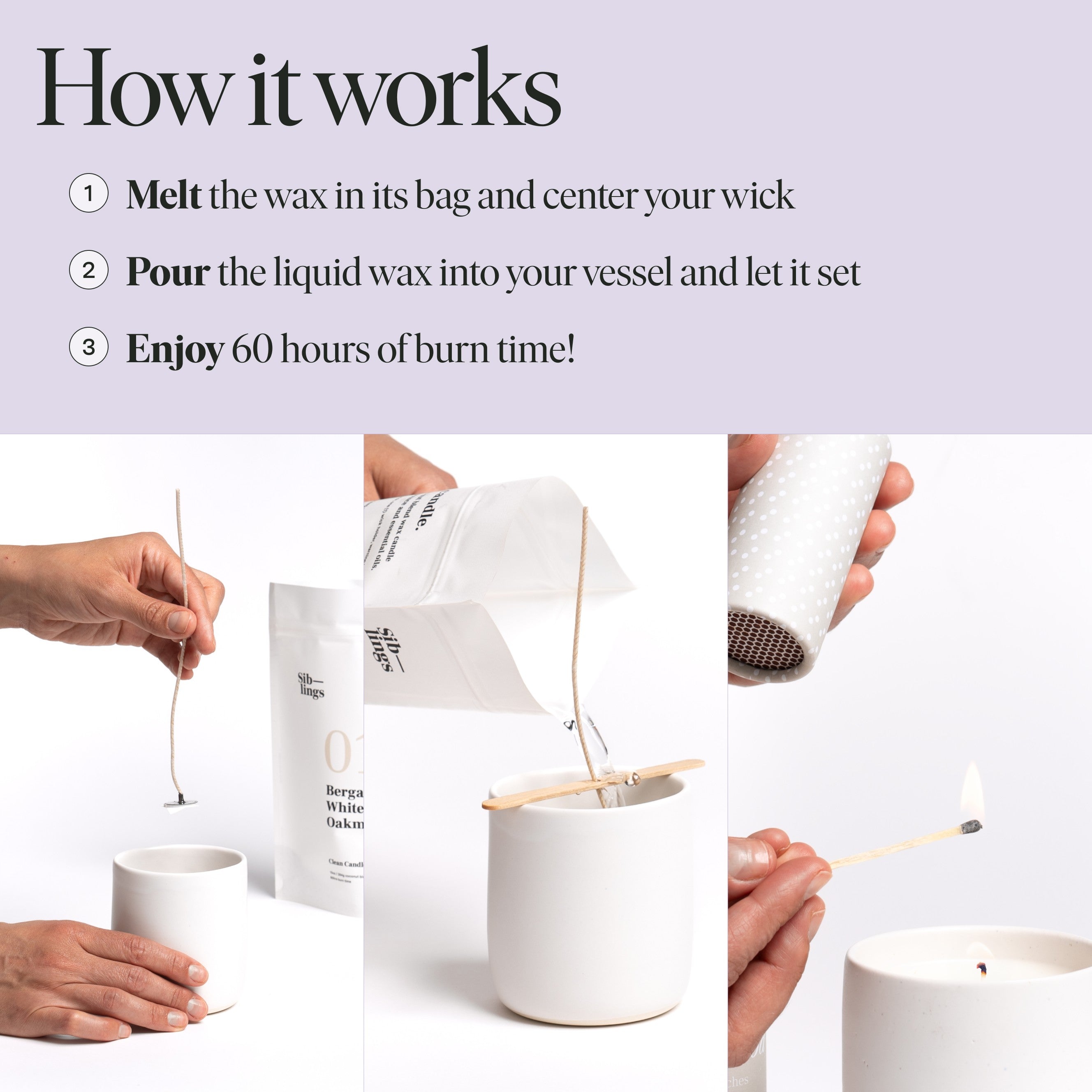 No. 05 Candle Refill — Clove, Lavender, Cedarwood