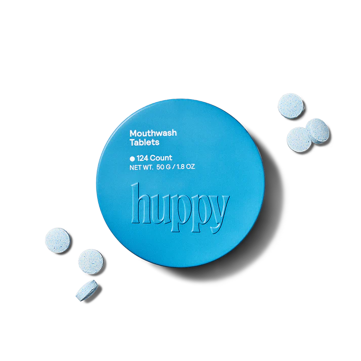 Mouthwash Tablets - Zero Waste Mouthwash - All Natural, Plastic-Free, Refillable, 124 ct.