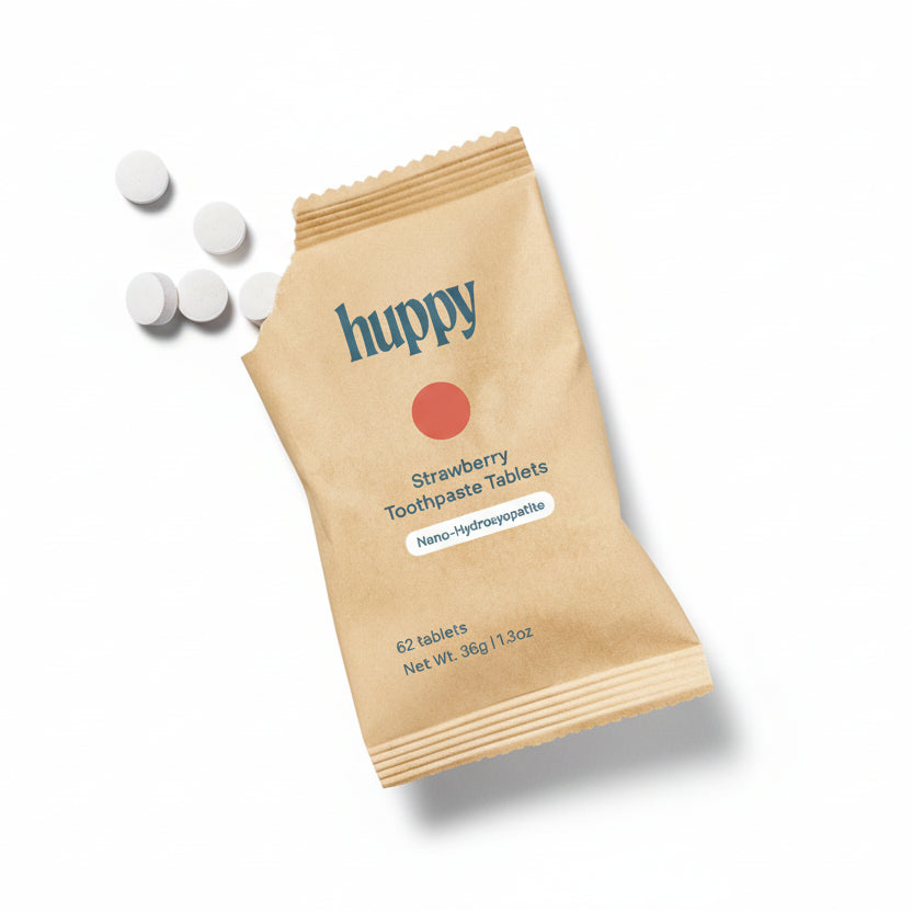 Toothpaste Tablets Refill - Zero Waste Toothpaste - All-Natural, Plastic Free, Compostable, 62 - 248 ct.