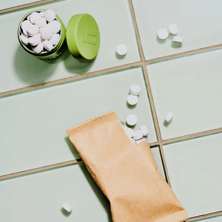 Toothpaste Tablets Refill - Zero Waste Toothpaste - All-Natural, Plastic Free, Compostable, 62 - 248 ct.