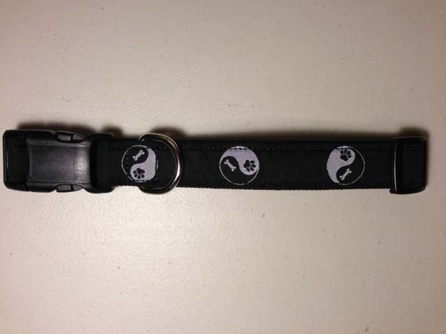 Hemp Dog Collar Yin Yang