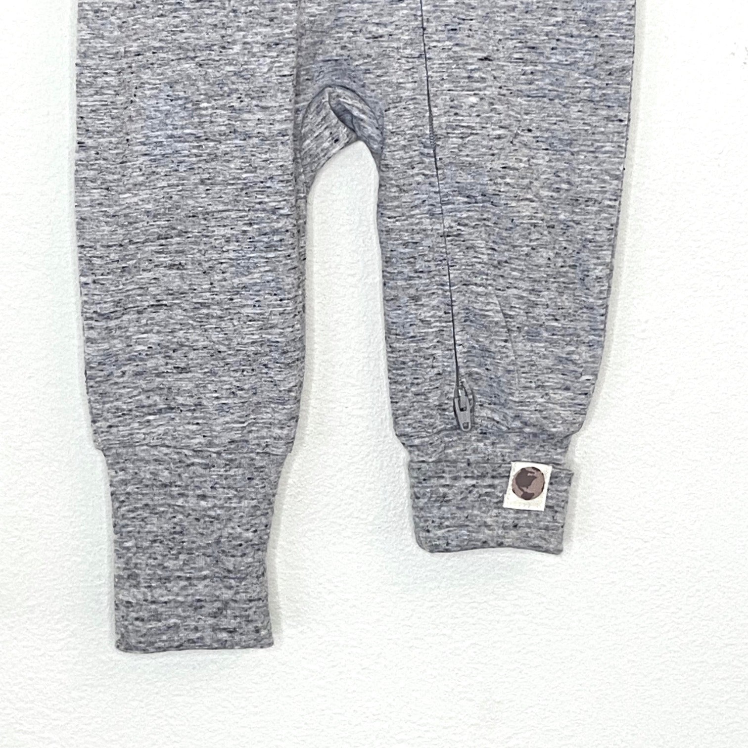 Lion coverall on Heather grey ground with contrast sleeves - NEW for Spring 2025