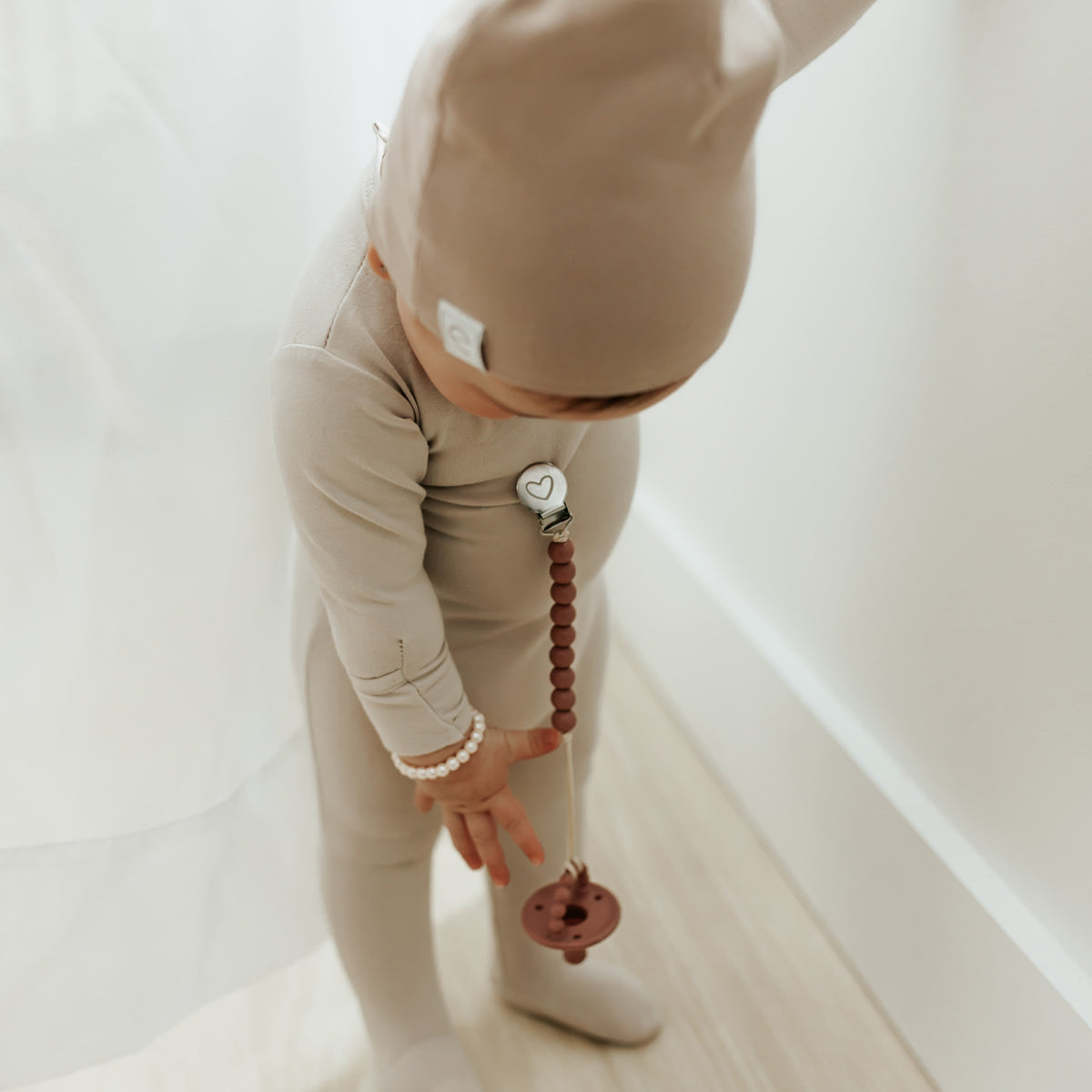 Beaded Pacifier Clip