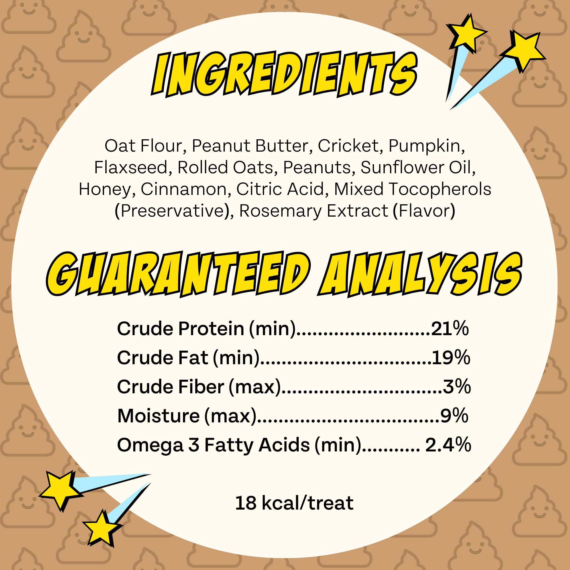 Superfood Cricket & Pumpkin Dog Treats, 4-Pack