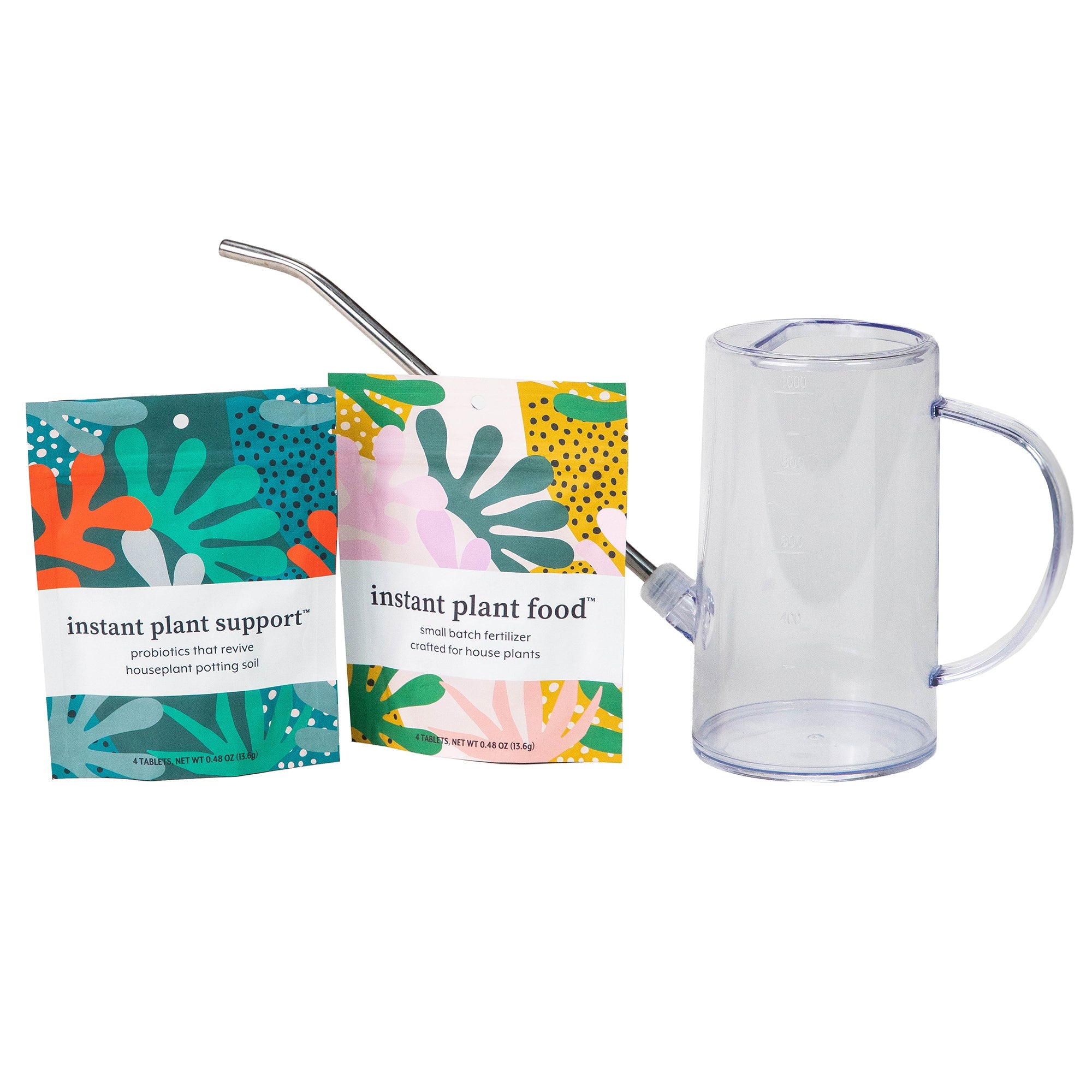 Houseplant GROW Bundle - Plant Food, ProBiotics & Watering Can