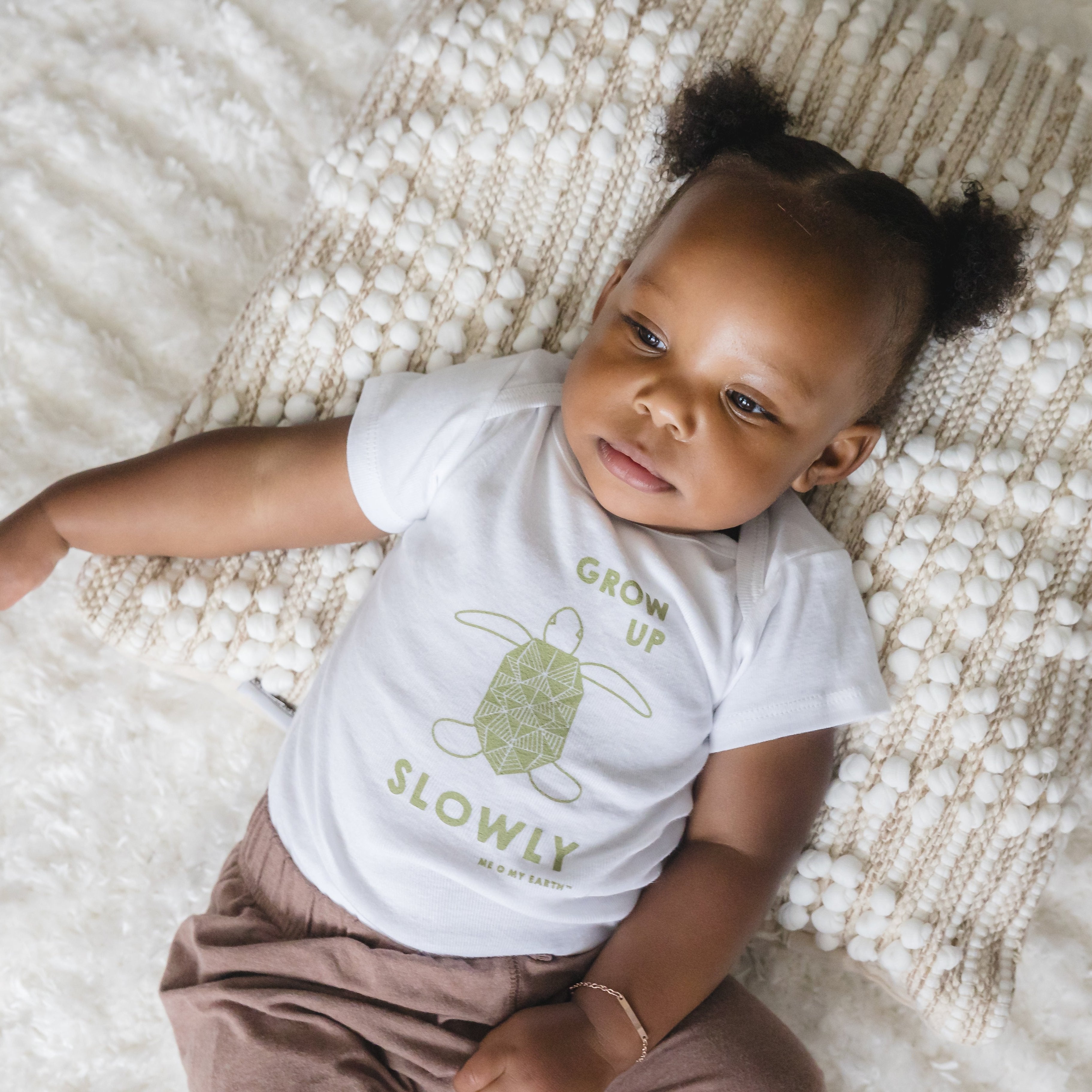 Grow Up Slowly Turtle Bodysuit