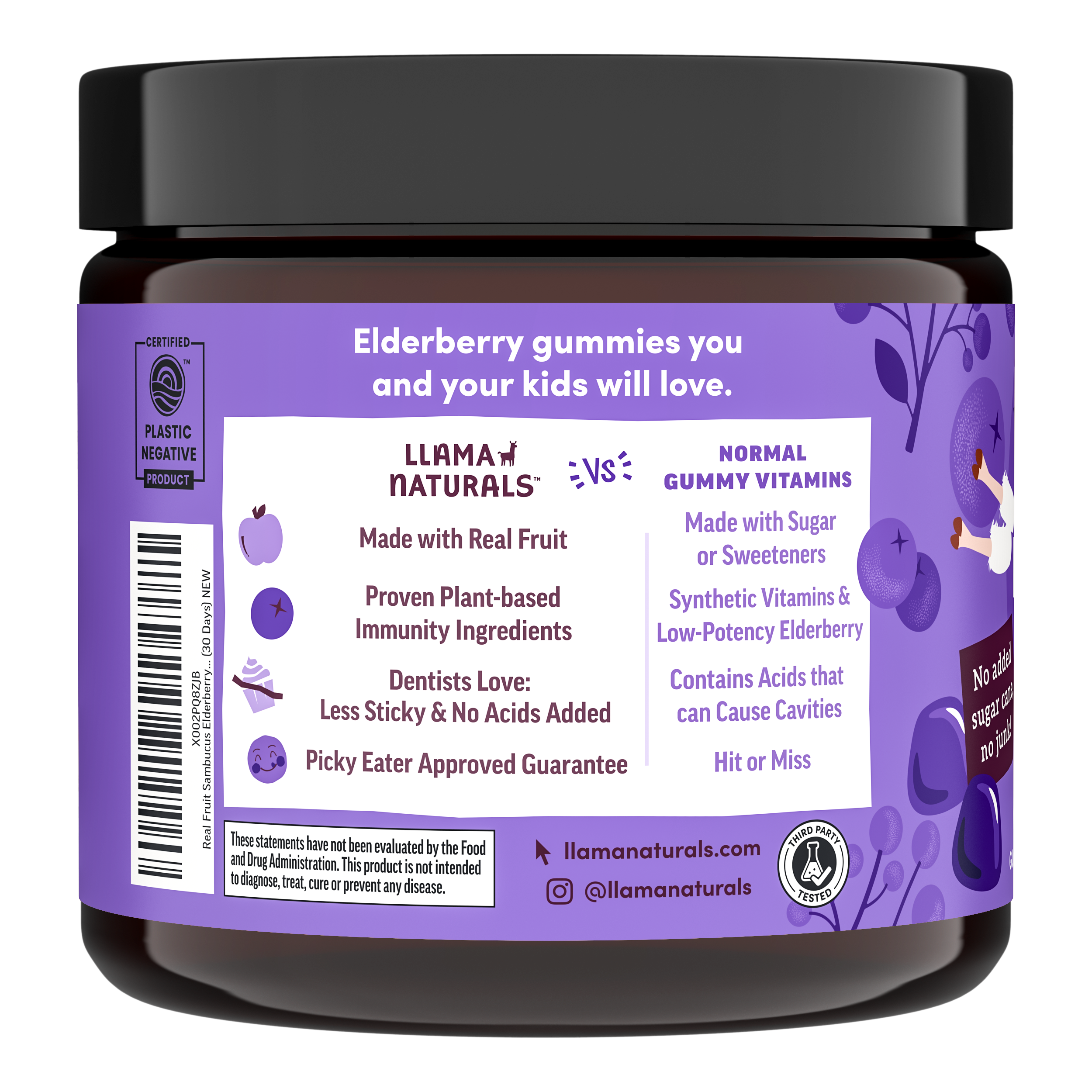 Kids Elderberry Immunity Gummies (60 ct)
