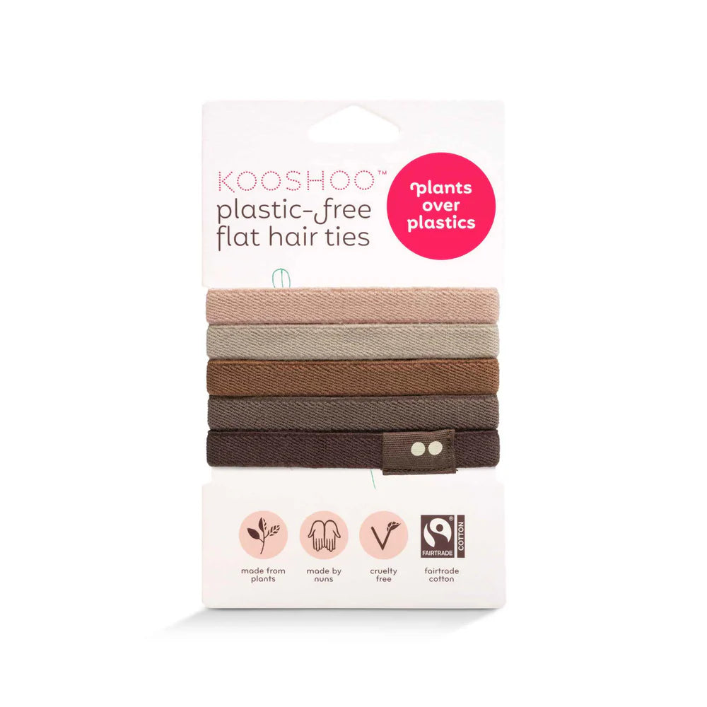 Brown Organic Hair Ties