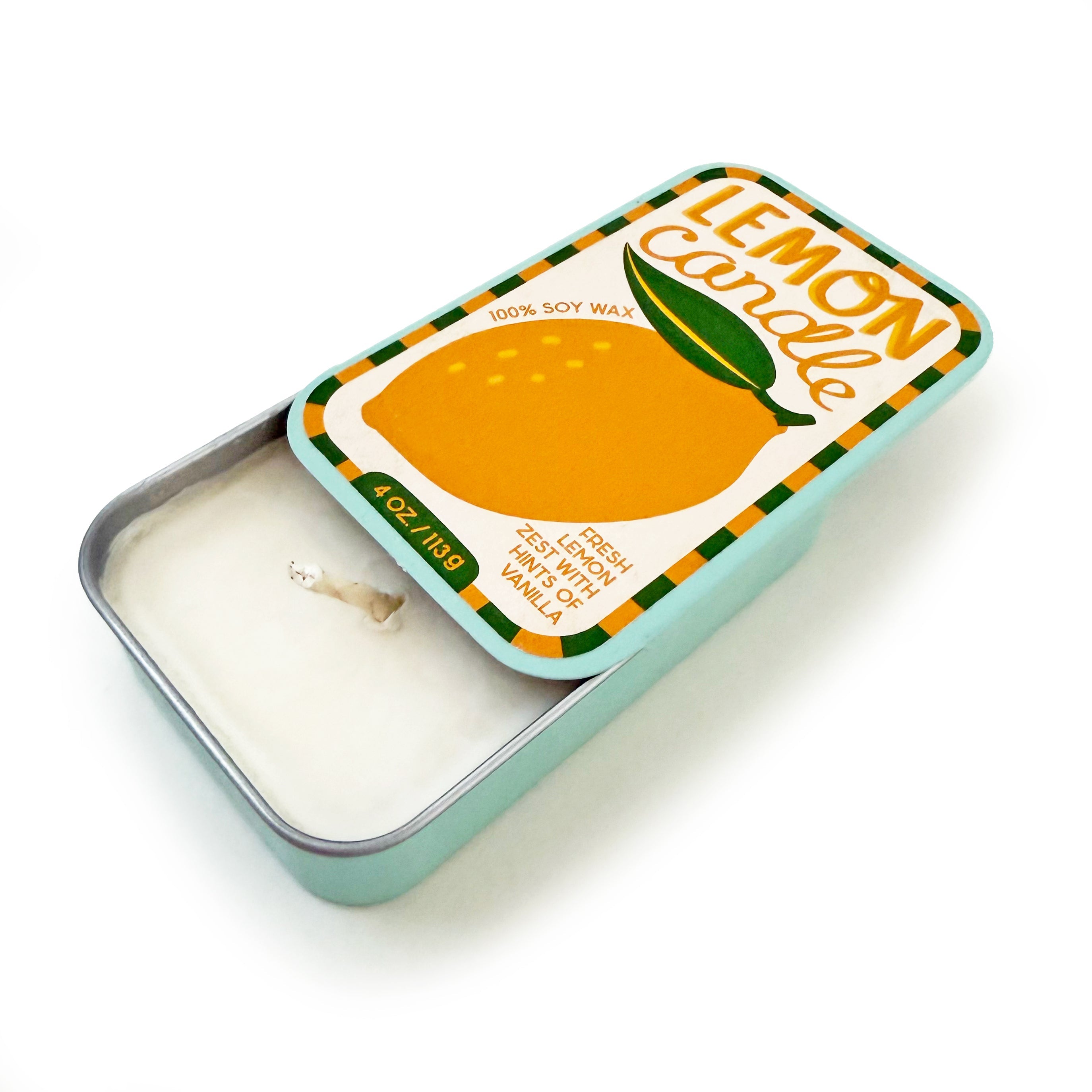 The Neighborgoods Lemon Candle - Soy Wax Sardine Tin