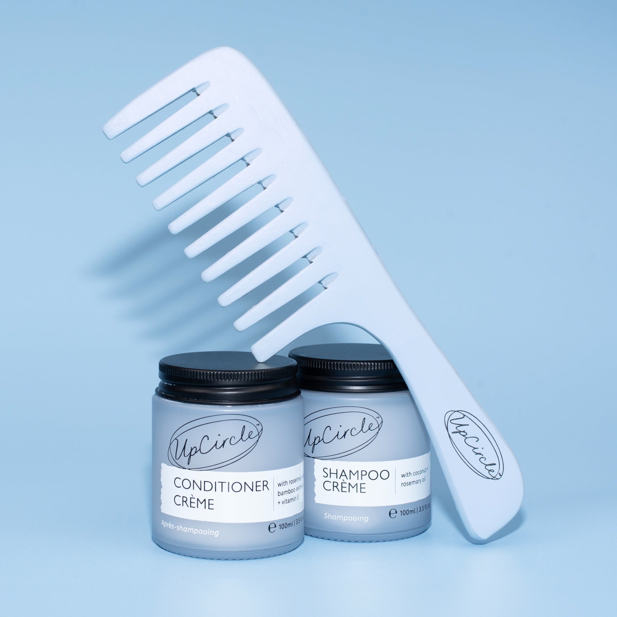 The Haircare Duo + Bamboo Wide Tooth Comb