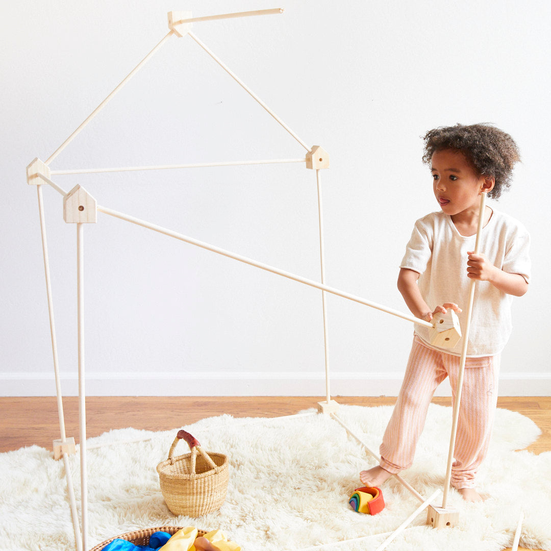 Natural Wood Playfort