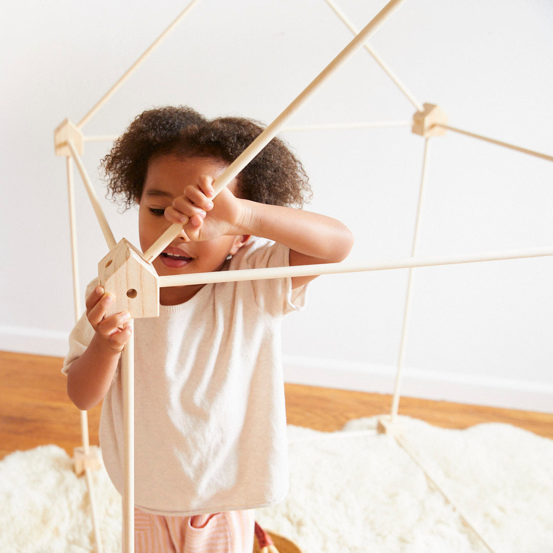 Natural Wood Playfort