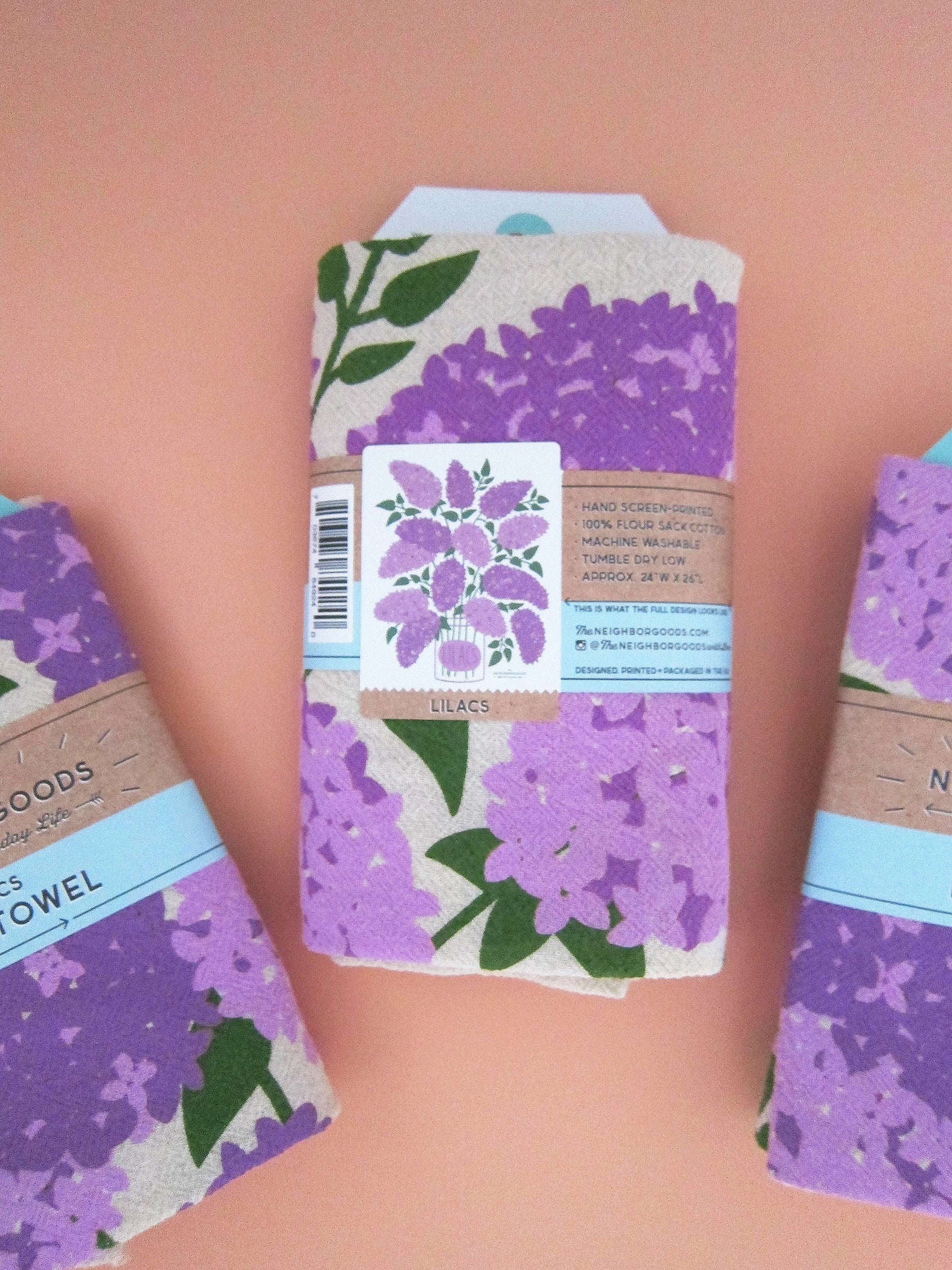 The Neighborgoods Lilacs Dish Towel