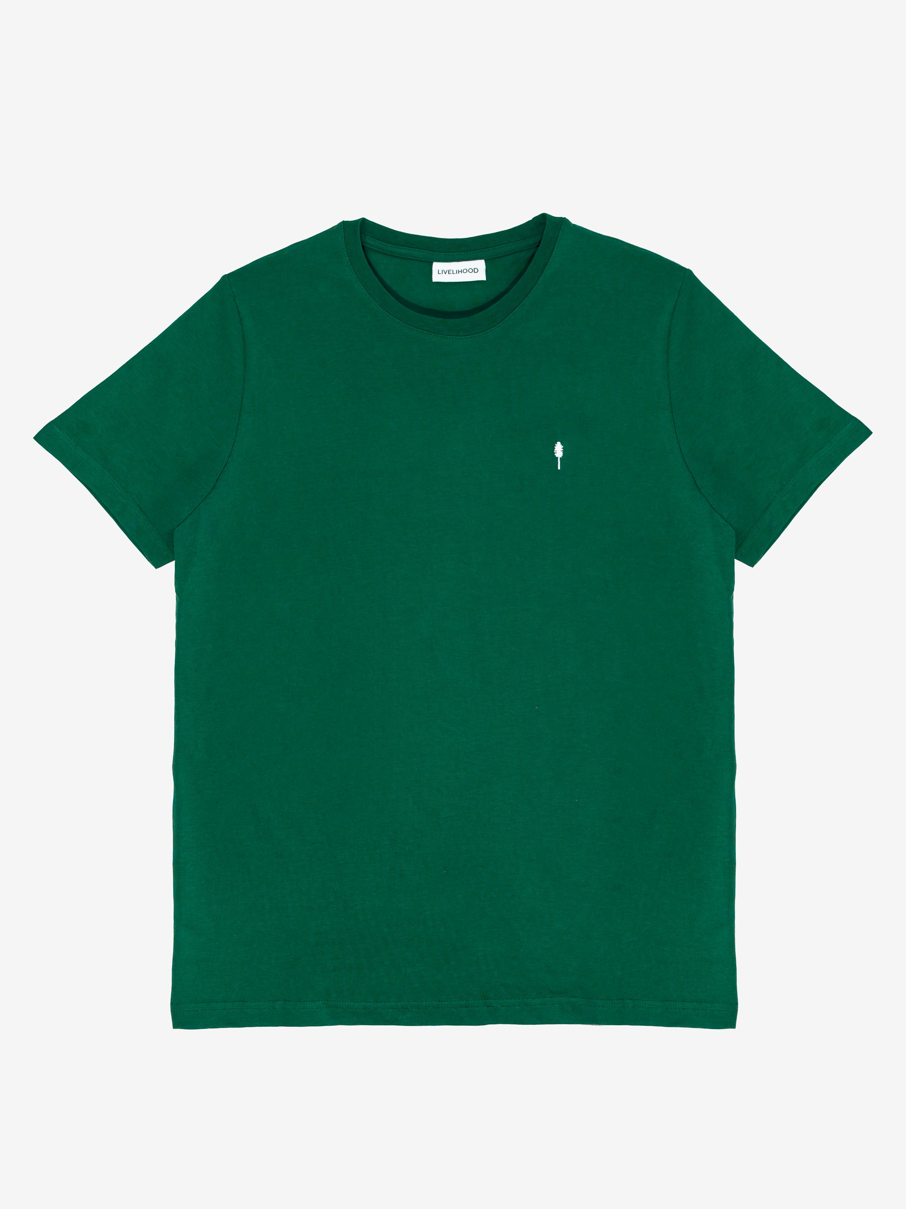 Everyday Tee – Soft & Sustainable in Evergreen