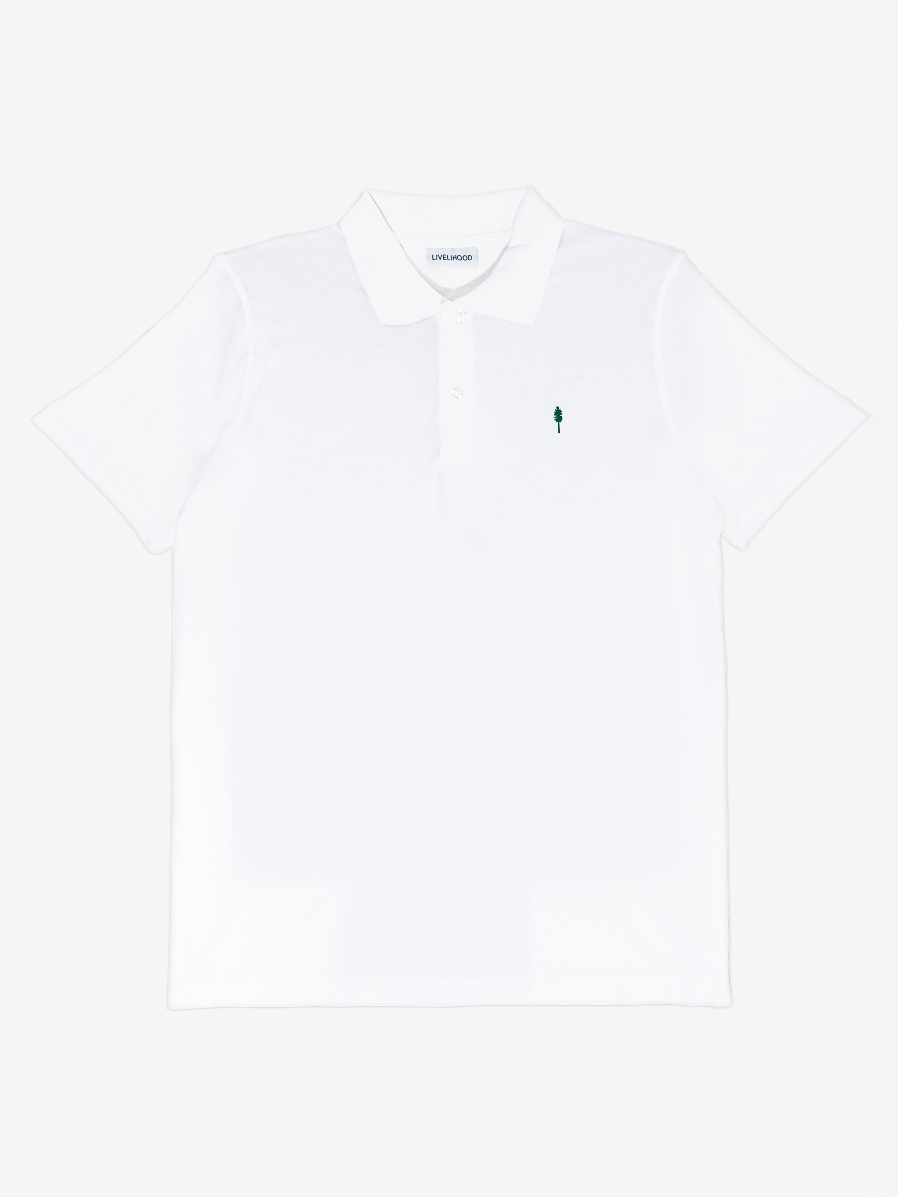 Everyday Polo – Organic Cotton, Sustainable & Breathable in White