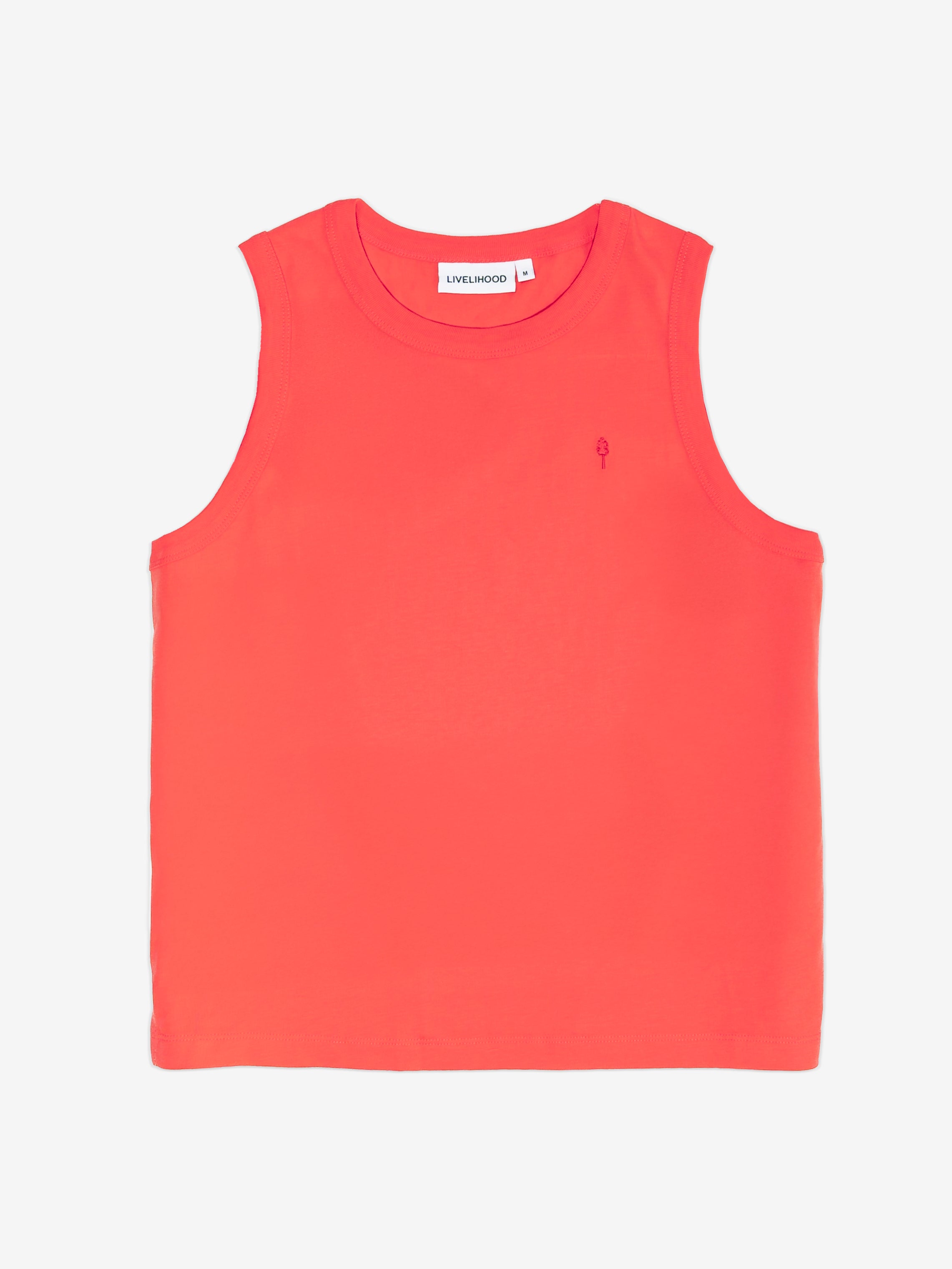 Everyday Tank, Lightweight, Sustainable in Hot Coral
