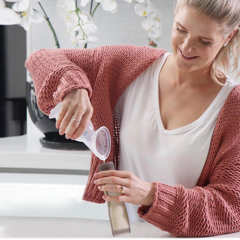 Haakaa Silicone Milk Storage Bag & Sippy Spout Combo