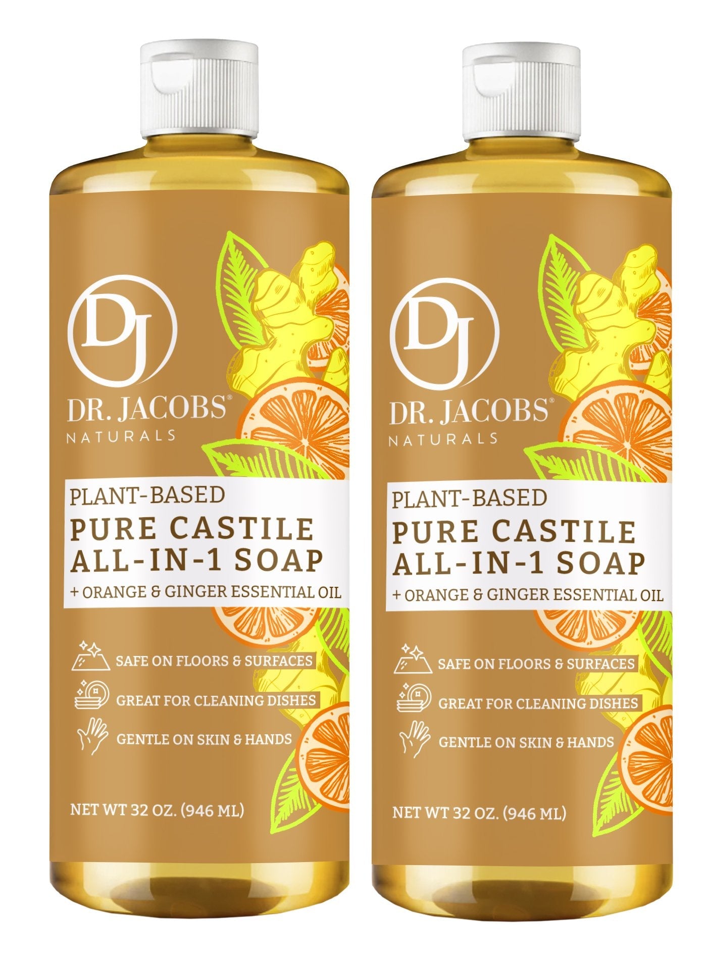 Orange & Ginger All-in-One Castile Soap