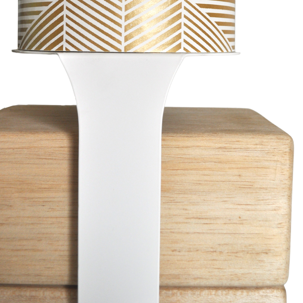 Yoga Mat Tube Floor Stand | White